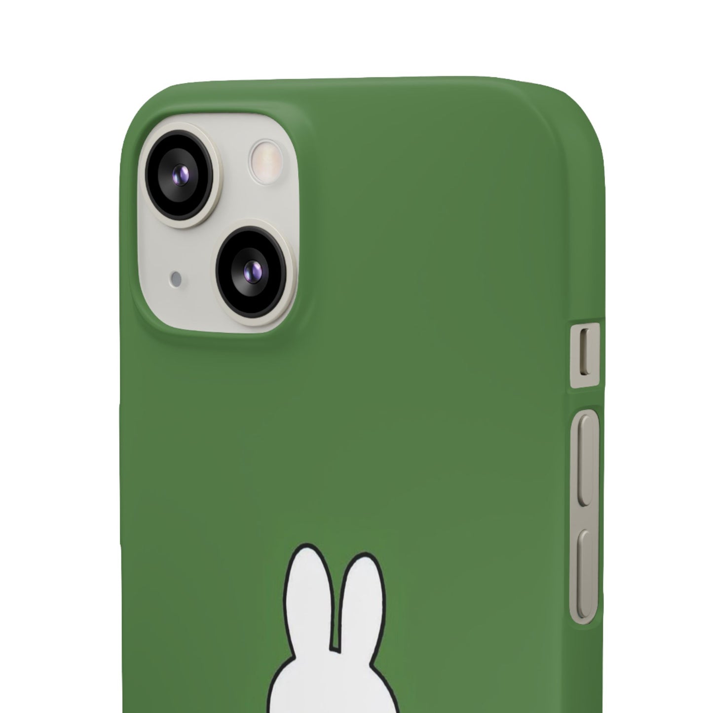 Miffy Phone Case, Snap Case, Green Miffy - iPhone, Samsung