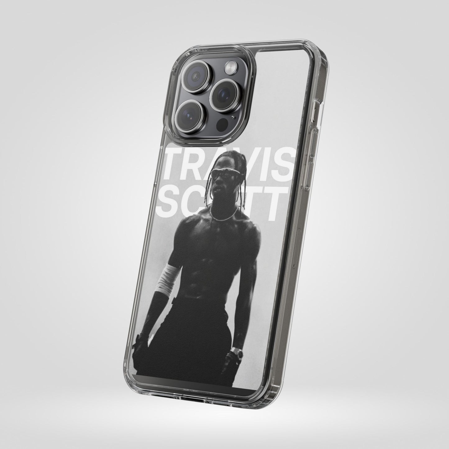 Travis Scott Clear Phone Case - Sleek Design for Music Lovers