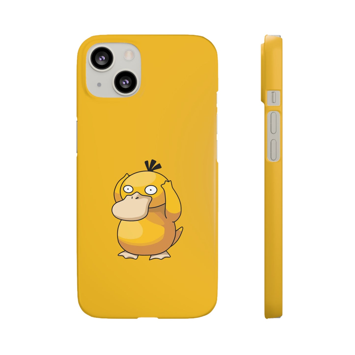 Psyduck Pokemon Snap Phone Cases, Yellow, Cartoon - iPhone, Samsung