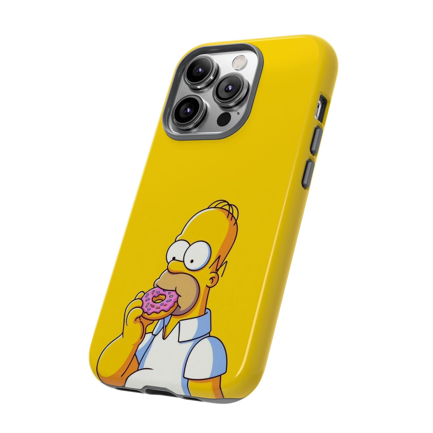 Homer Simpson Phone Case - iPhone, Samsung, Unique Protection for Fans, Cartoon Phone Cover, Gift for Simpsons Lovers, Durable Tough Case