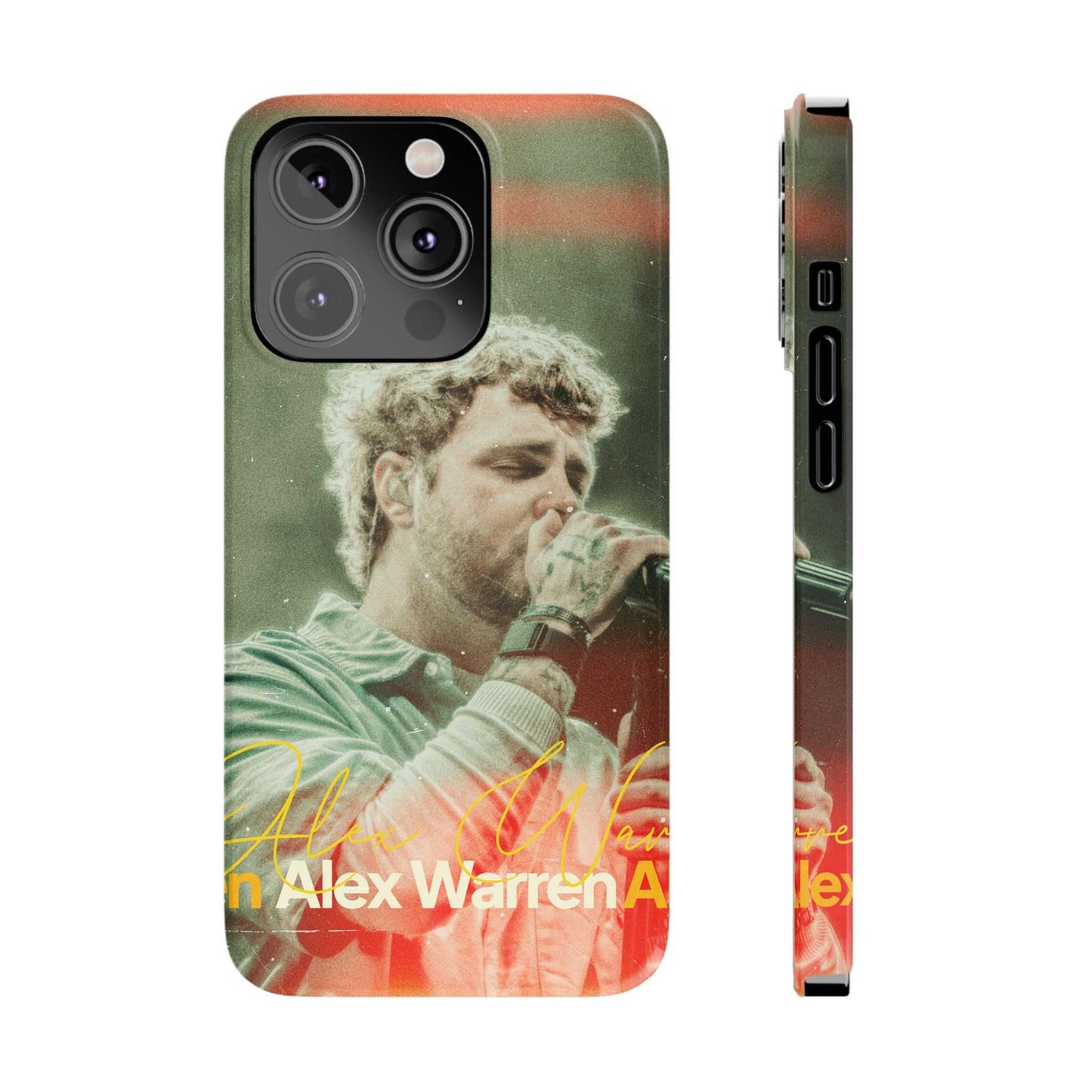 Alex Warren Slim Phone Cases for Lovers, Unique Smartphone Covers, Perfect for Gifting, Concert Enthusiasts.