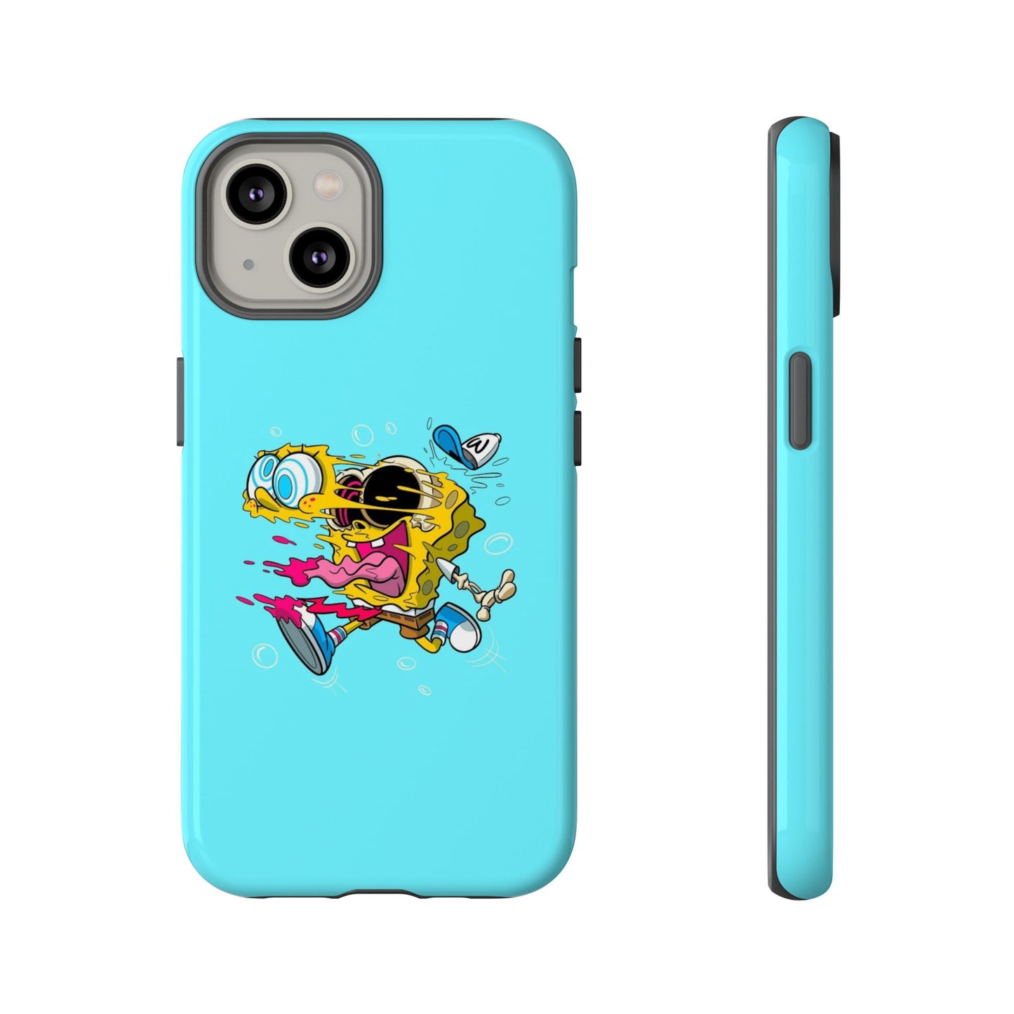 Funny SpongeBob Tough iPhone Case – Cartoon Vibes for Kids & Adults