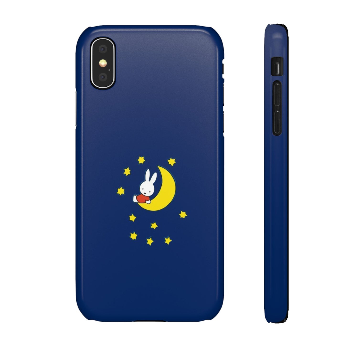 Miffy Phone Case, Moon Snap Case for Phone - Nighttime Design, iPhone, Samsung.