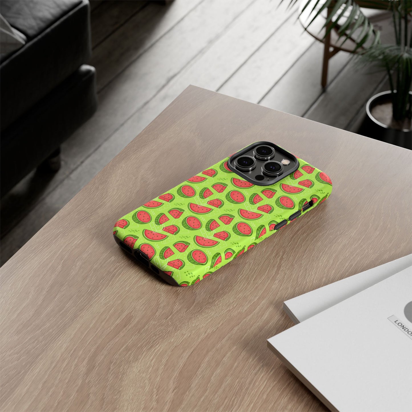 Watermelon Tough iPhone Case – Vibrant Fruit Phone Cover for Summer Vibes - Roe Creation