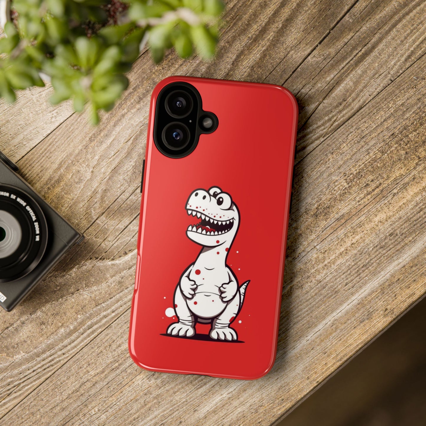 Funny Dinosaur Phone Case - Tough Cases for Kids & Dino Lovers