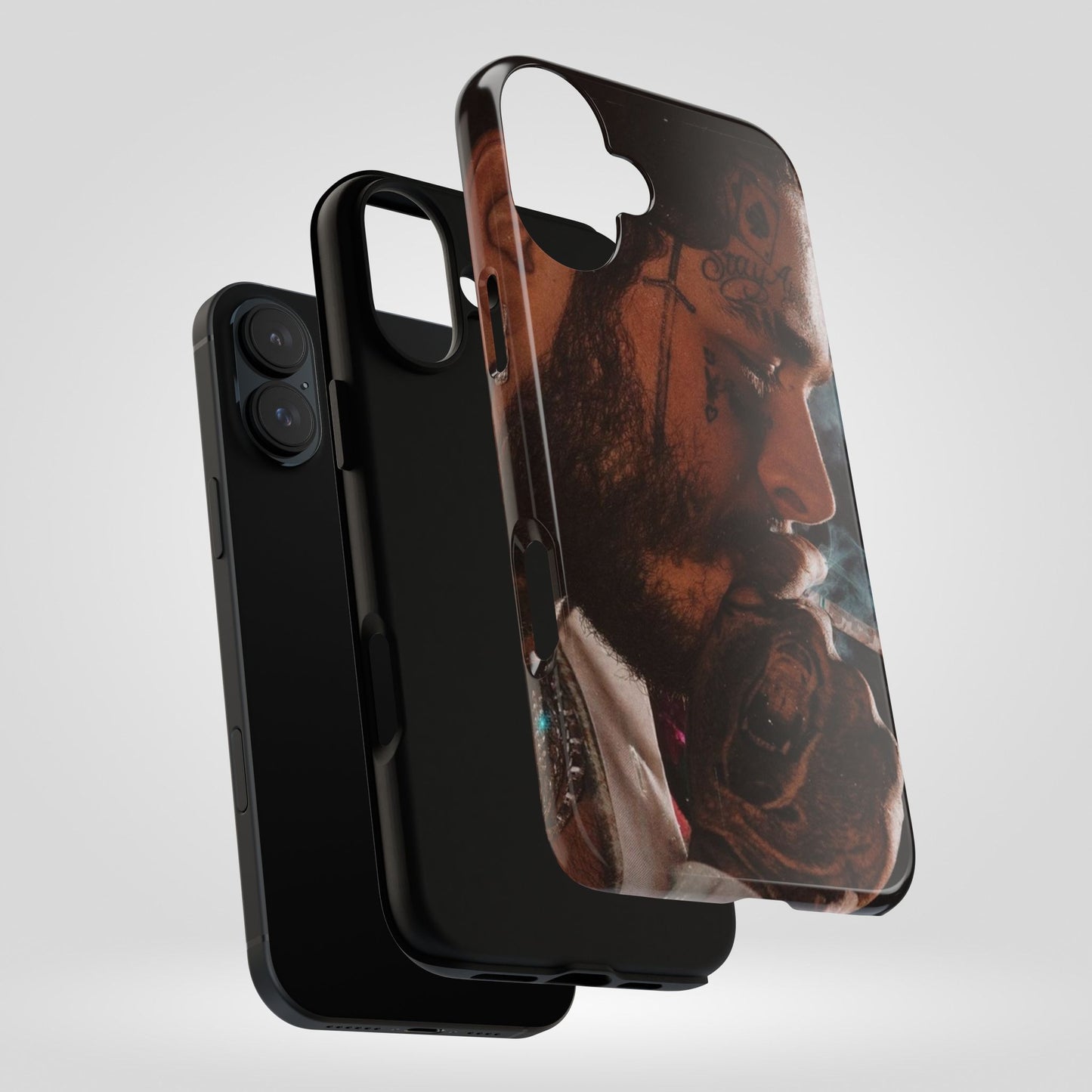 Post Malone Tough Cases for Fans - Artistic Phone Case with Smoky Vibe