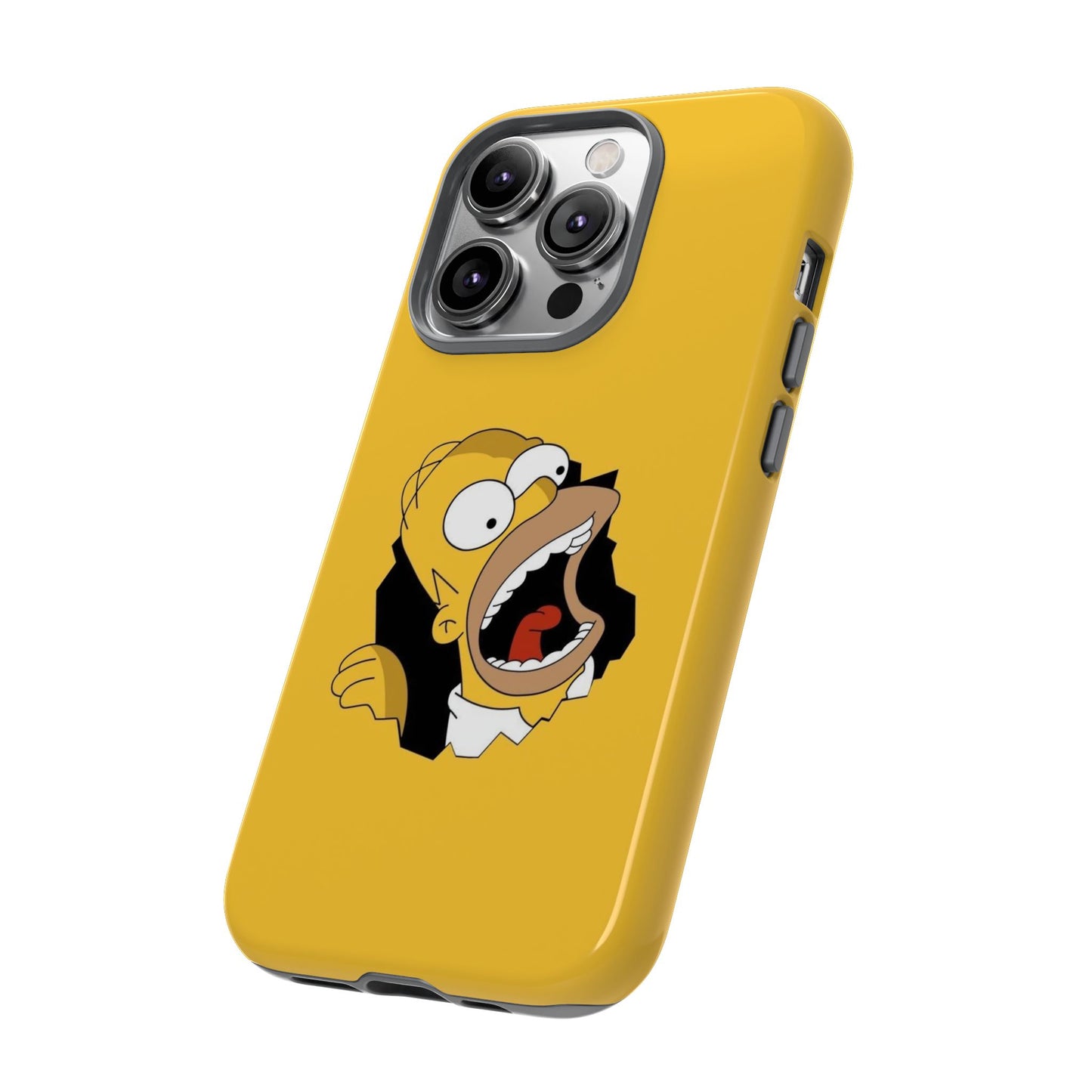 Homer Simpson Phone Case - Tough & Stylish Yellow Case for Fans