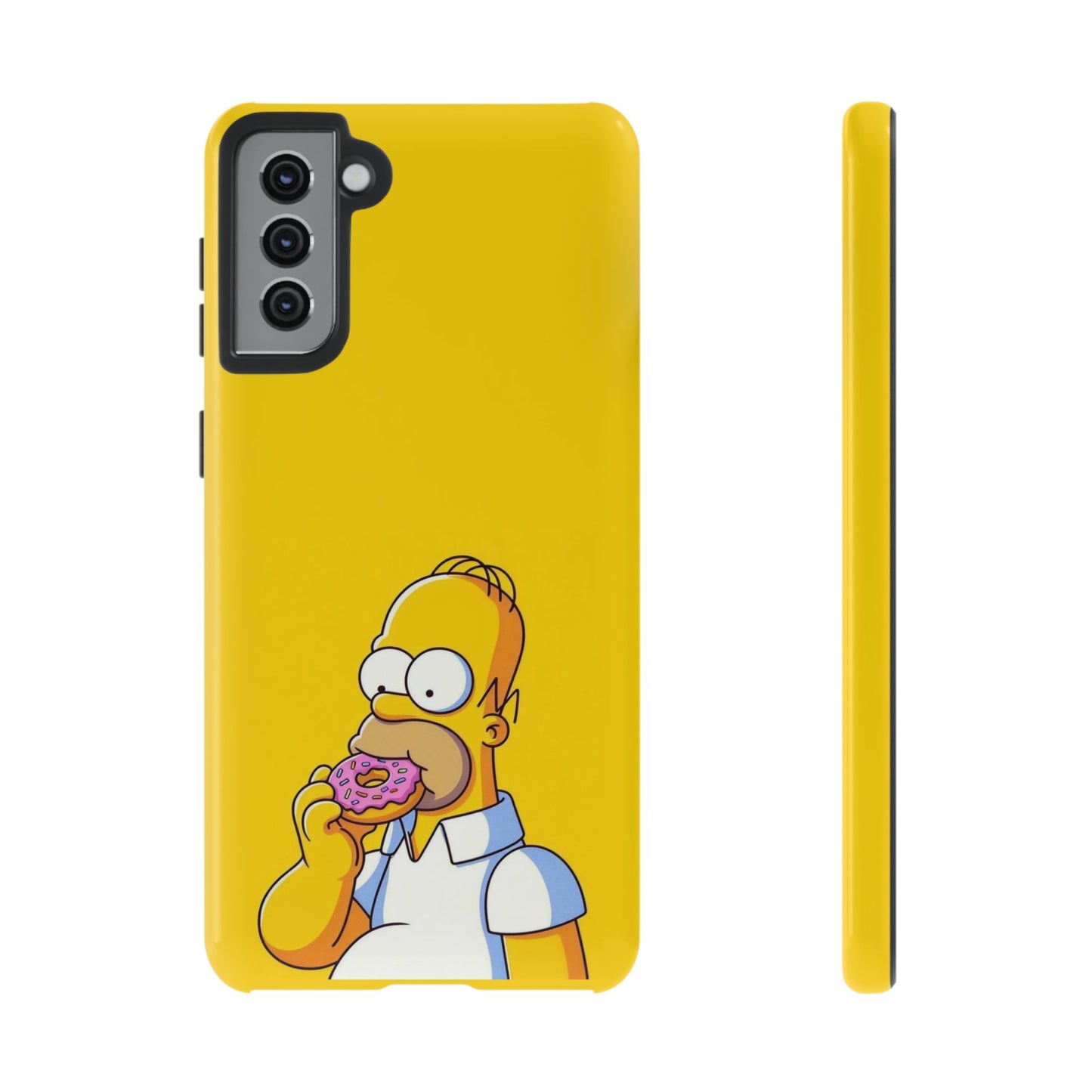 Homer Simpson Phone Case - iPhone, Samsung, Unique Protection for Fans, Cartoon Phone Cover, Gift for Simpsons Lovers, Durable Tough Case