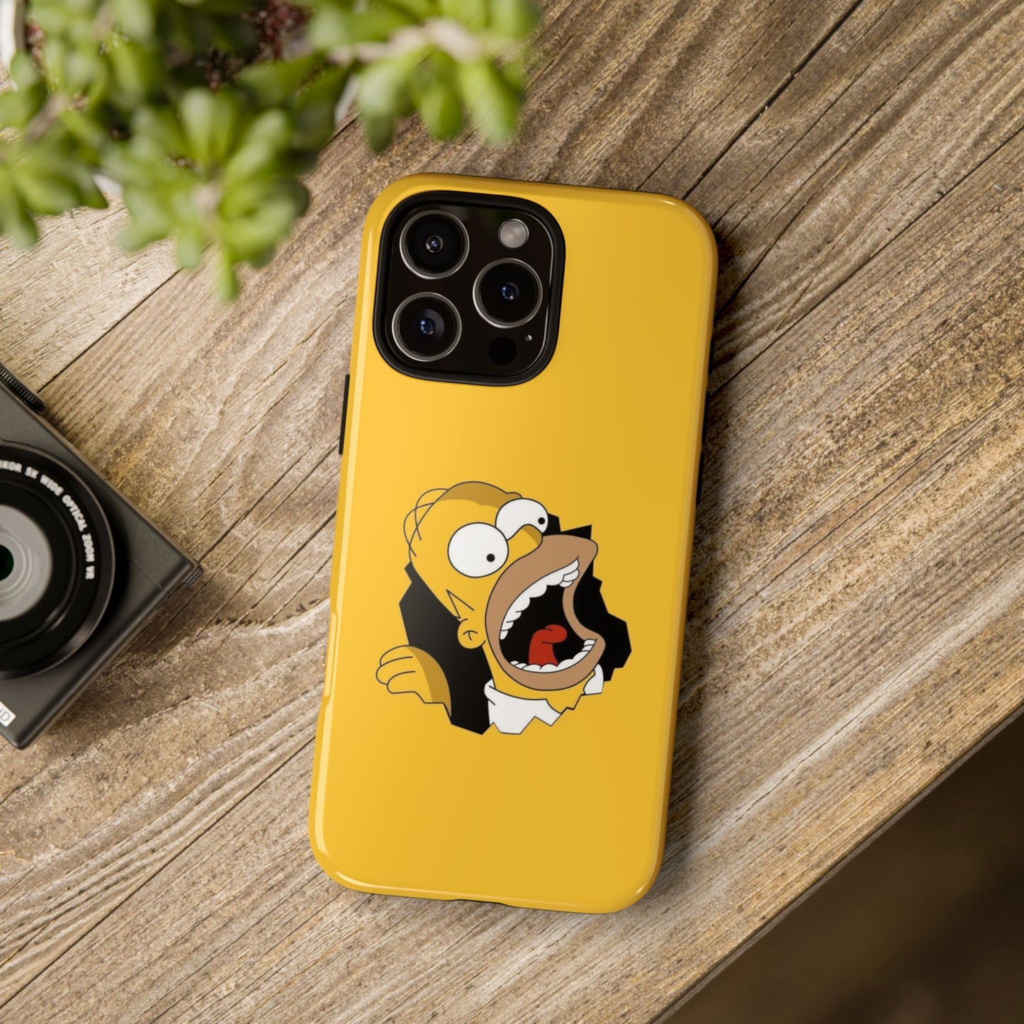 Homer Simpson Phone Case - Tough & Stylish Yellow Case for Fans