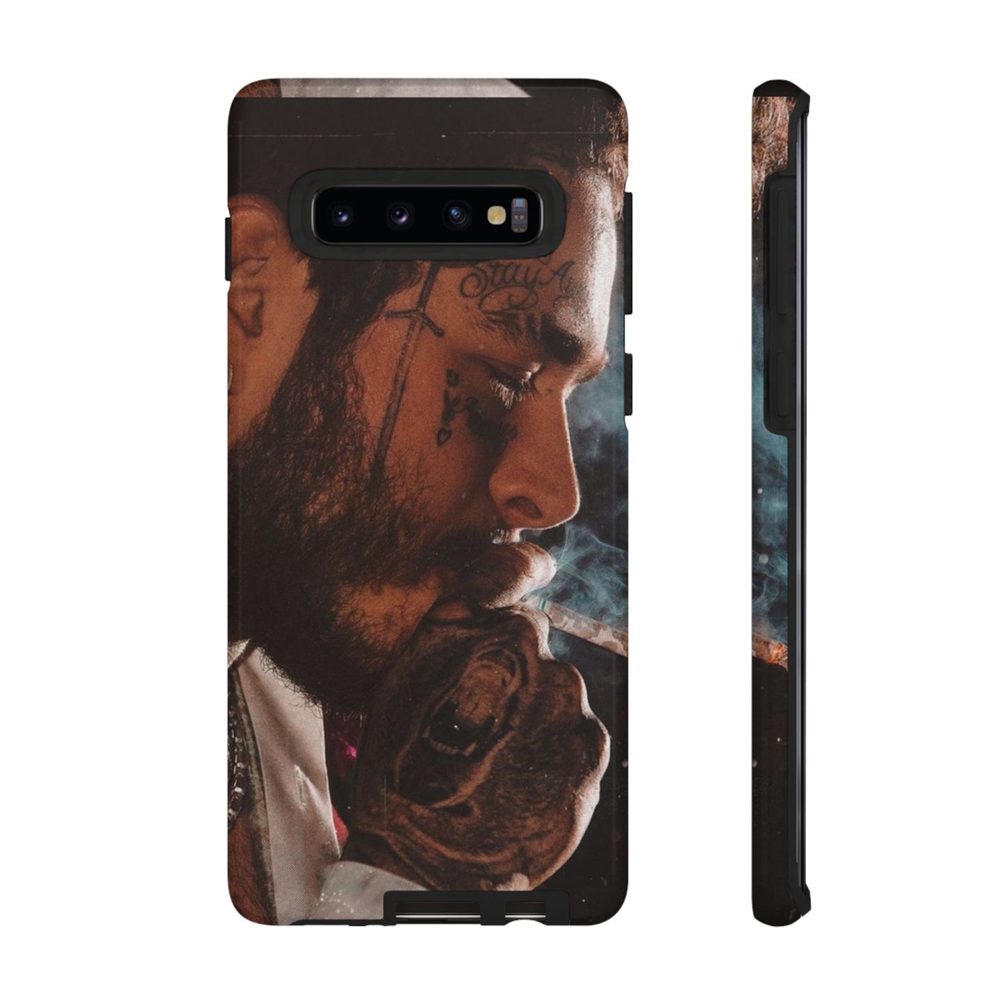 Post Malone Tough Cases for Fans - Artistic Phone Case with Smoky Vibe