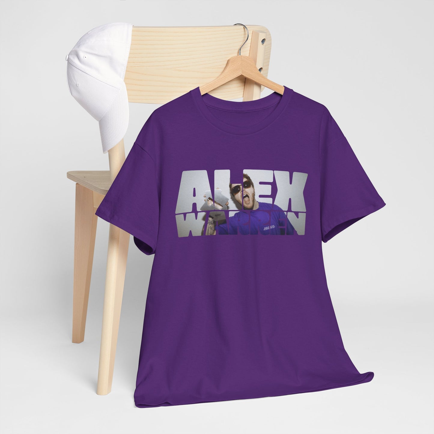Alex Warren Unisex Heavy Cotton Tee - Casual Graphic Tee for Fans