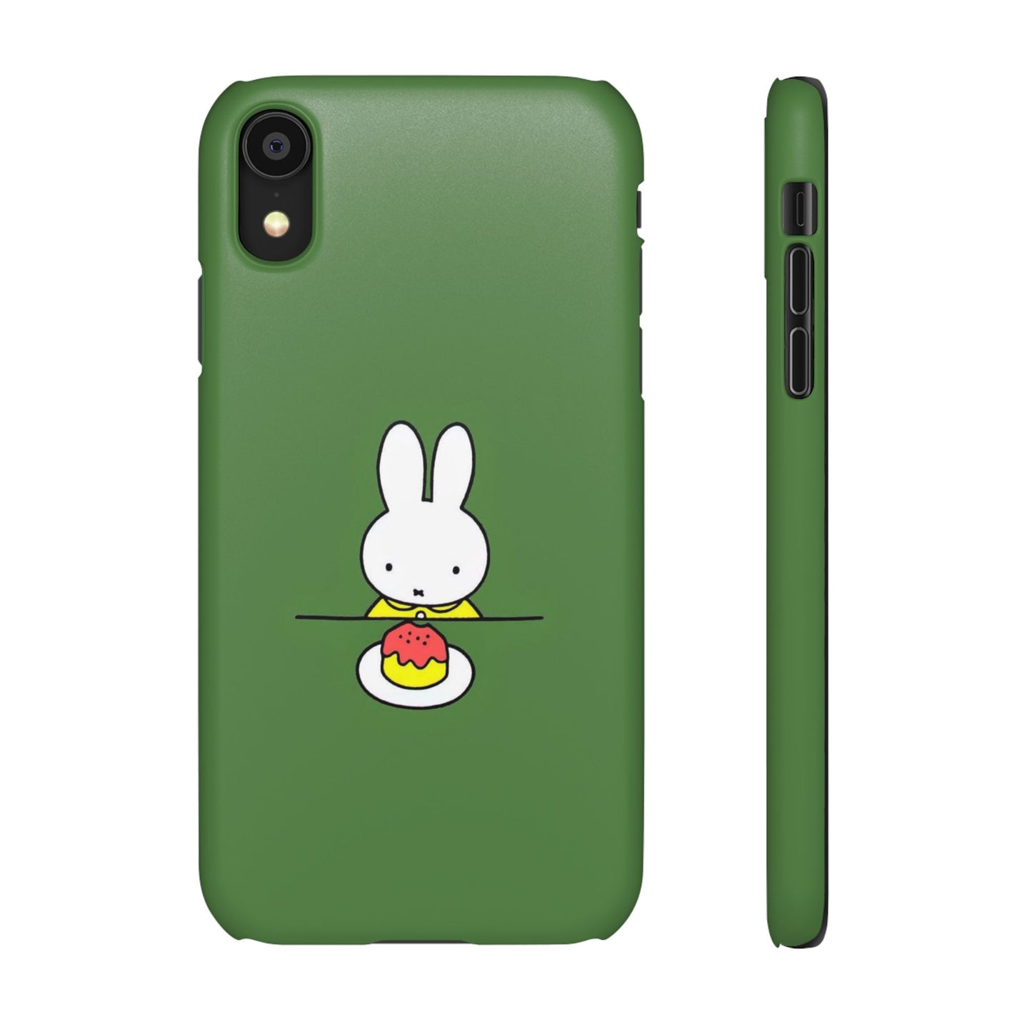 Miffy Phone Case, Snap Case, Green Miffy - iPhone, Samsung.