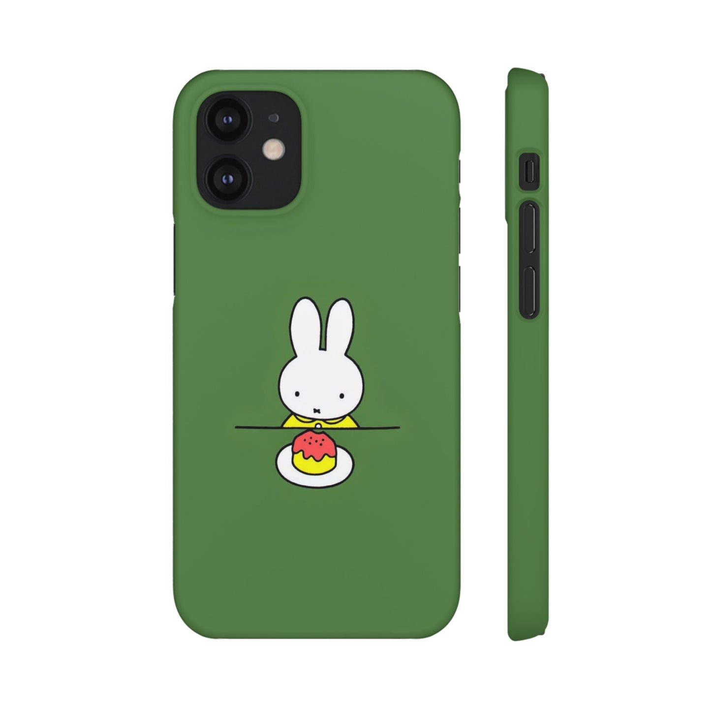 Miffy Phone Case, Snap Case, Green Miffy - iPhone, Samsung
