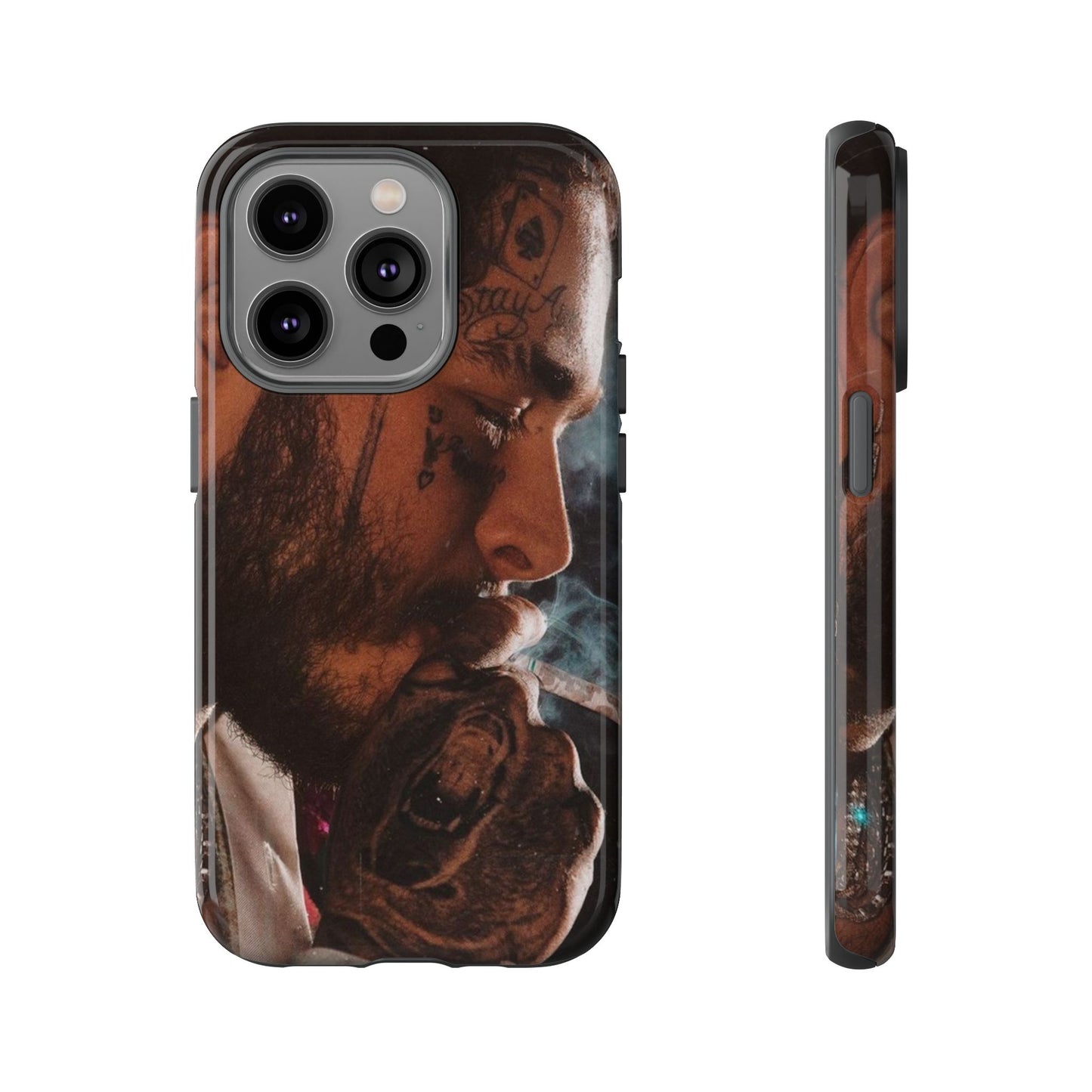 Post Malone Tough Cases for Fans - Artistic Phone Case with Smoky Vibe