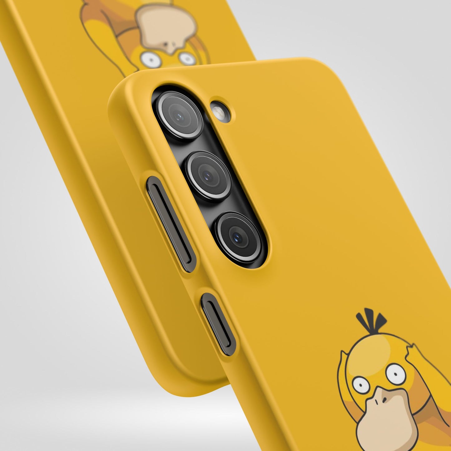 Psyduck Pokemon Snap Phone Cases, Yellow, Cartoon - iPhone, Samsung