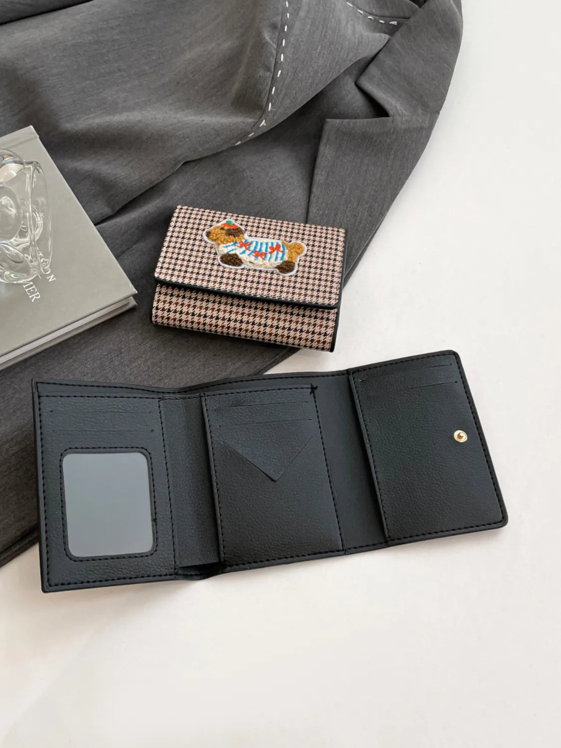 PU Leather Printed Wallet - Roe Creation