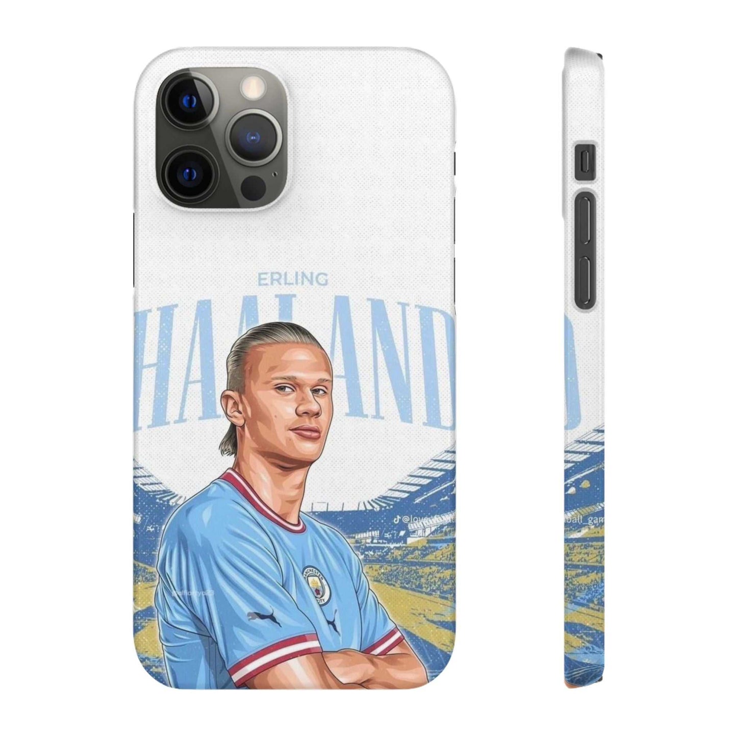Erling Haaland Snap Case | Personalized Phone Case for Manchester City Fans.