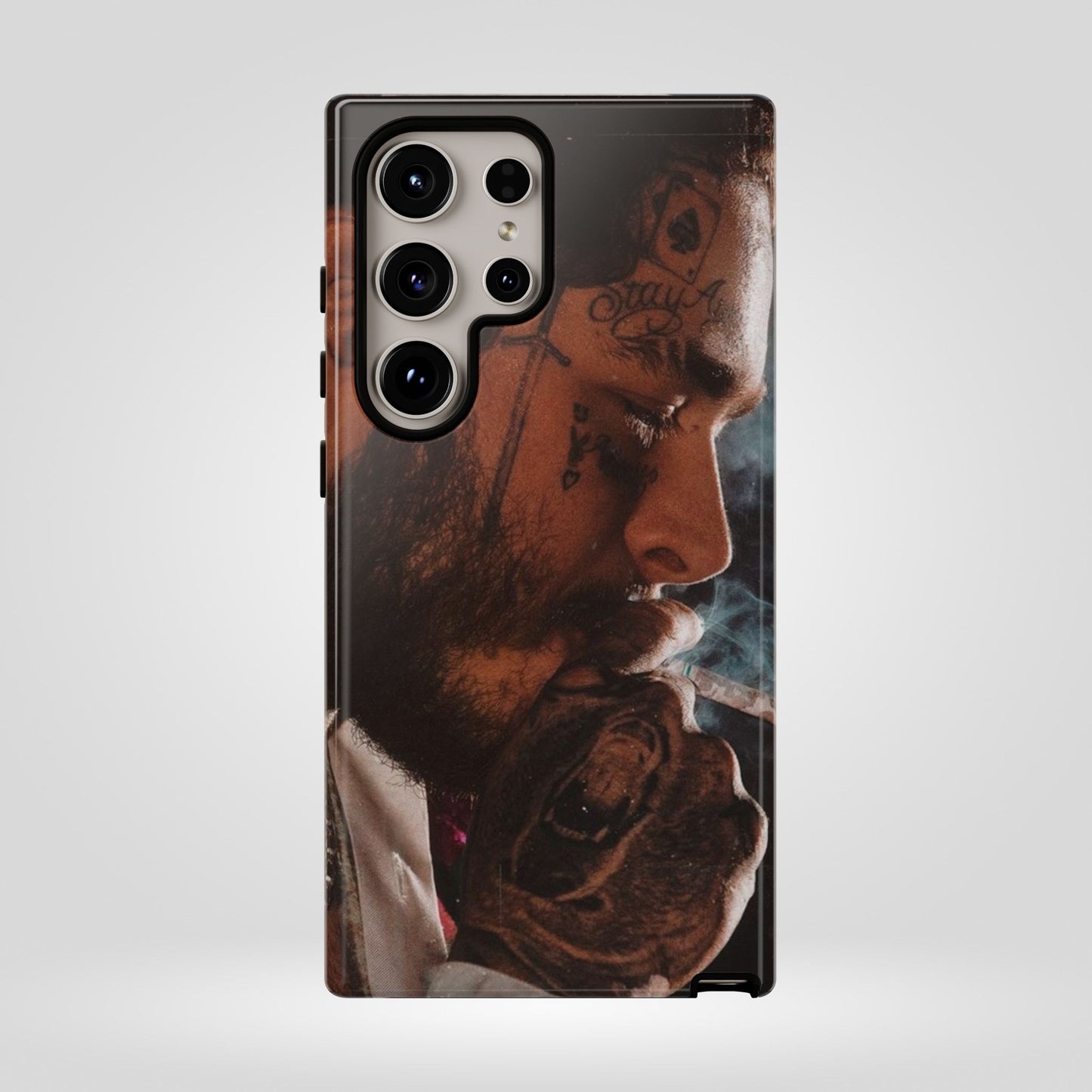 Post Malone Tough Cases for Fans - Artistic Phone Case with Smoky Vibe