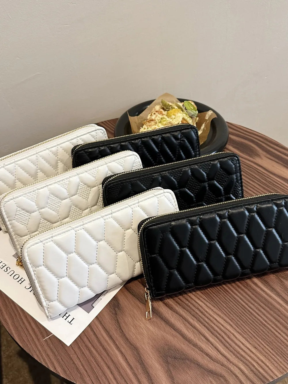 PU Leather Solid Color Wallet - Roe Creation
