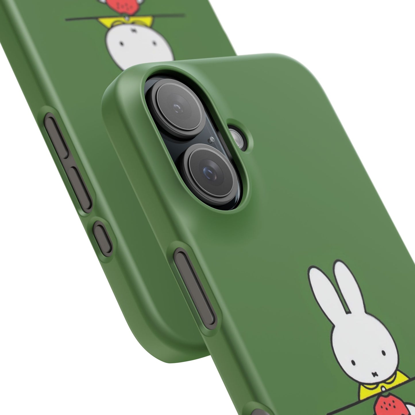 Miffy Phone Case, Snap Case, Green Miffy - iPhone, Samsung