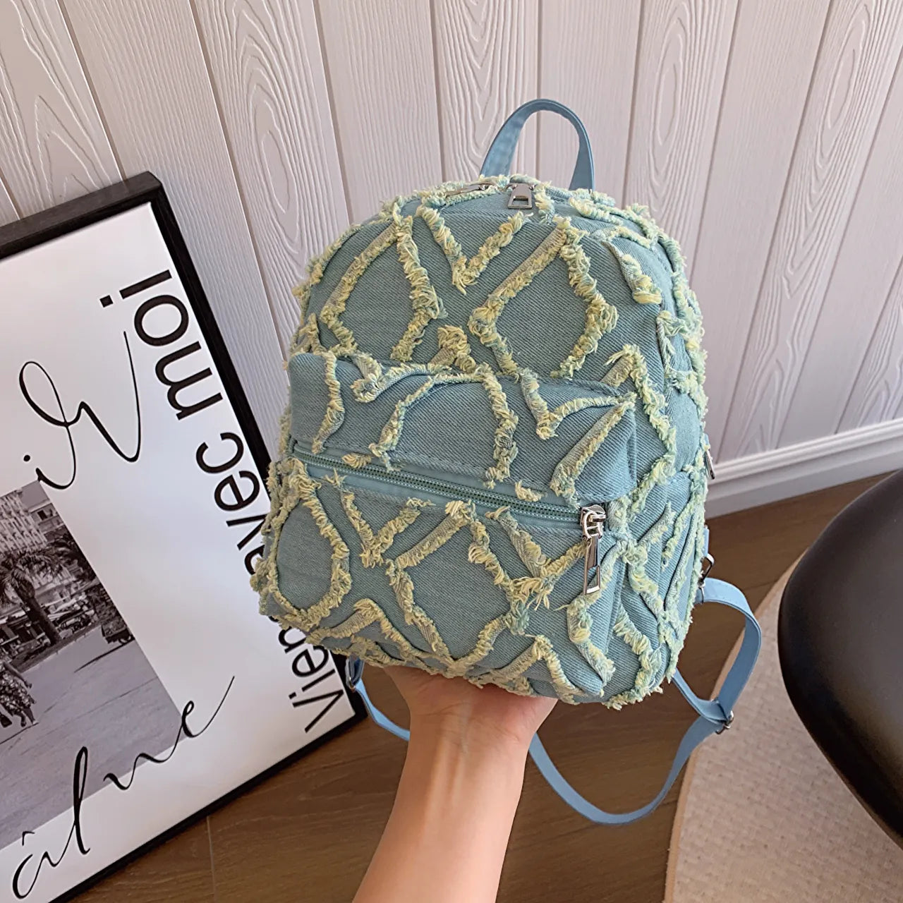 Fringe Edge Mini Backpack Bag - Roe Creation
