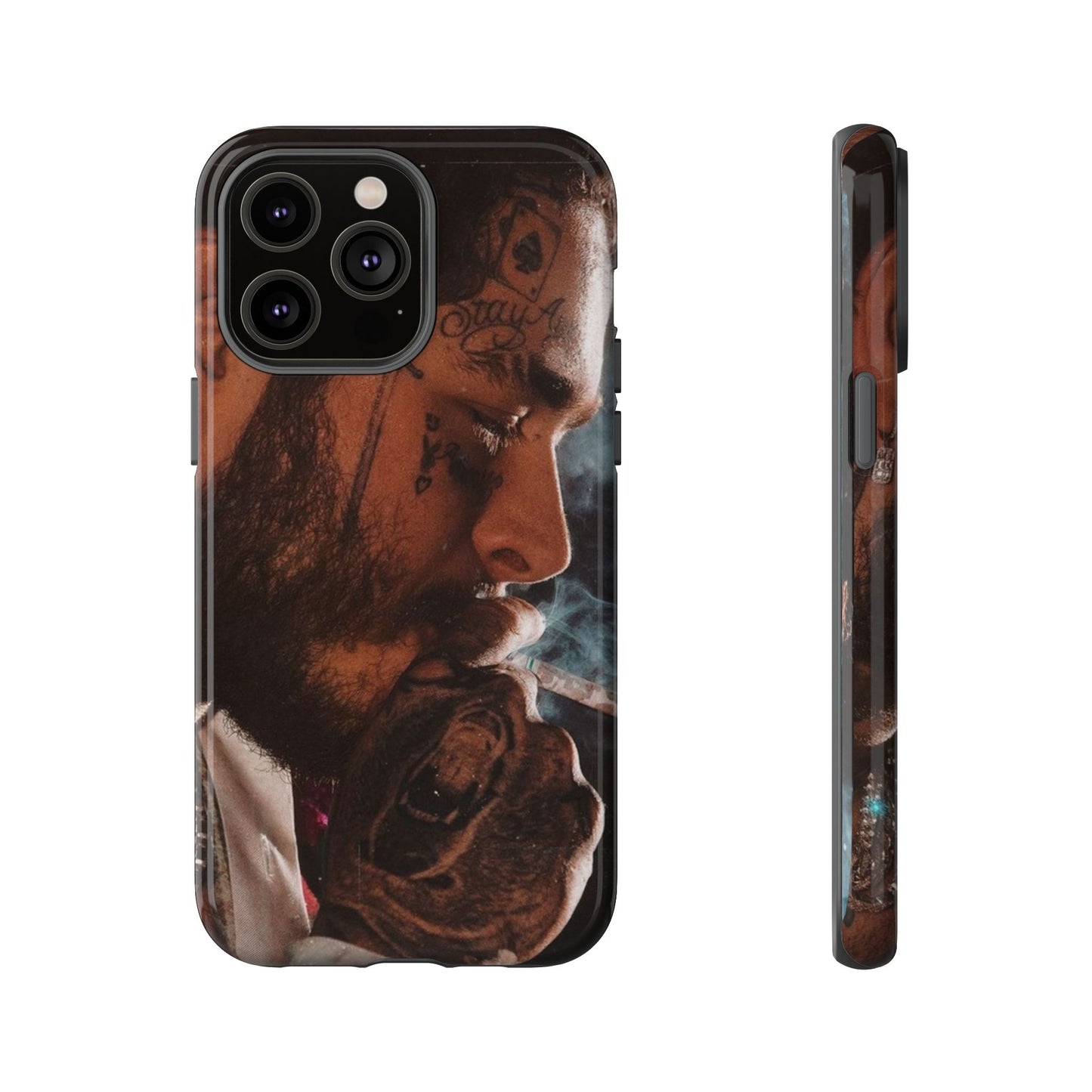 Post Malone Tough Cases for Fans - Artistic Phone Case with Smoky Vibe