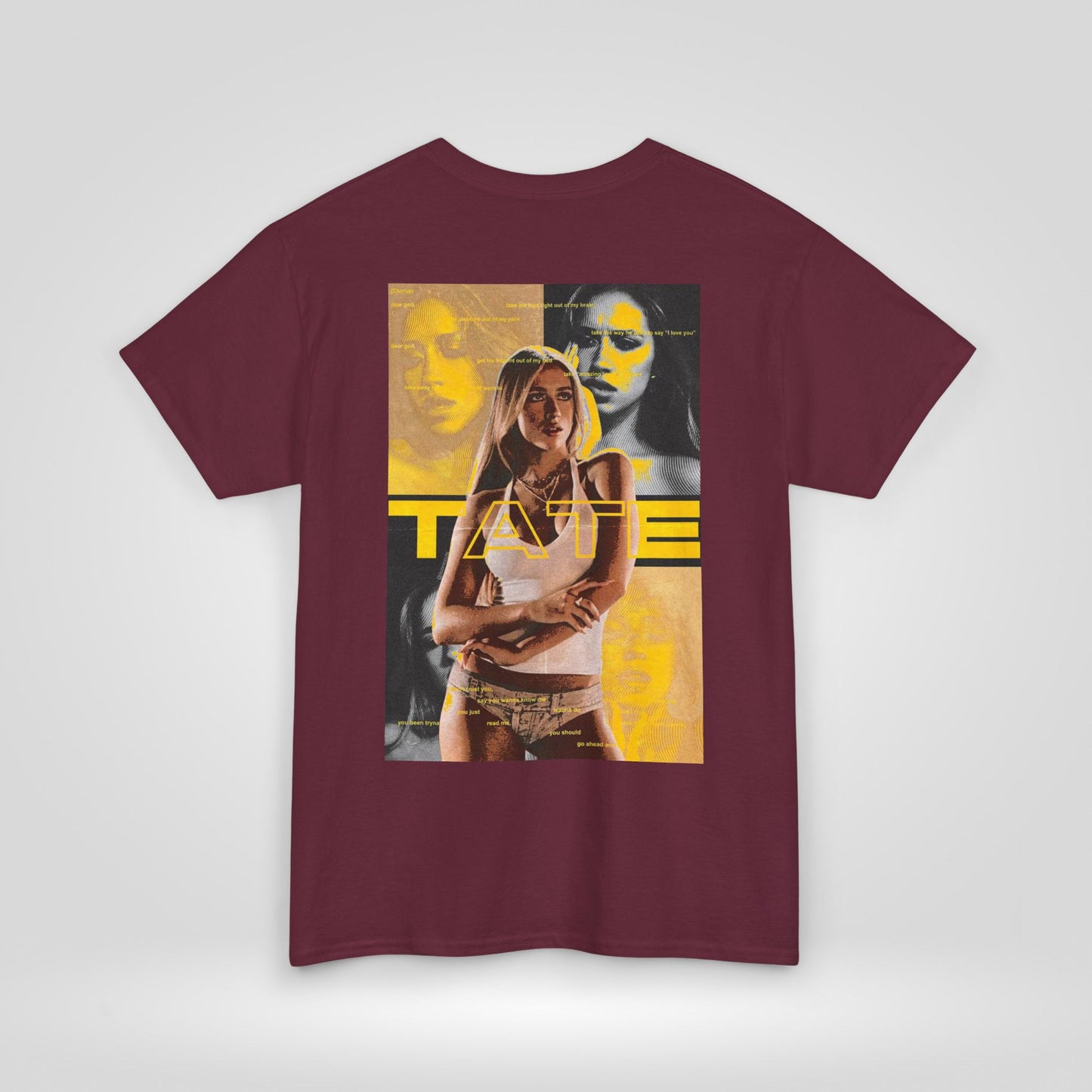Tate McRae Unisex Heavy Cotton Tee - Bold Design for Trendsetters