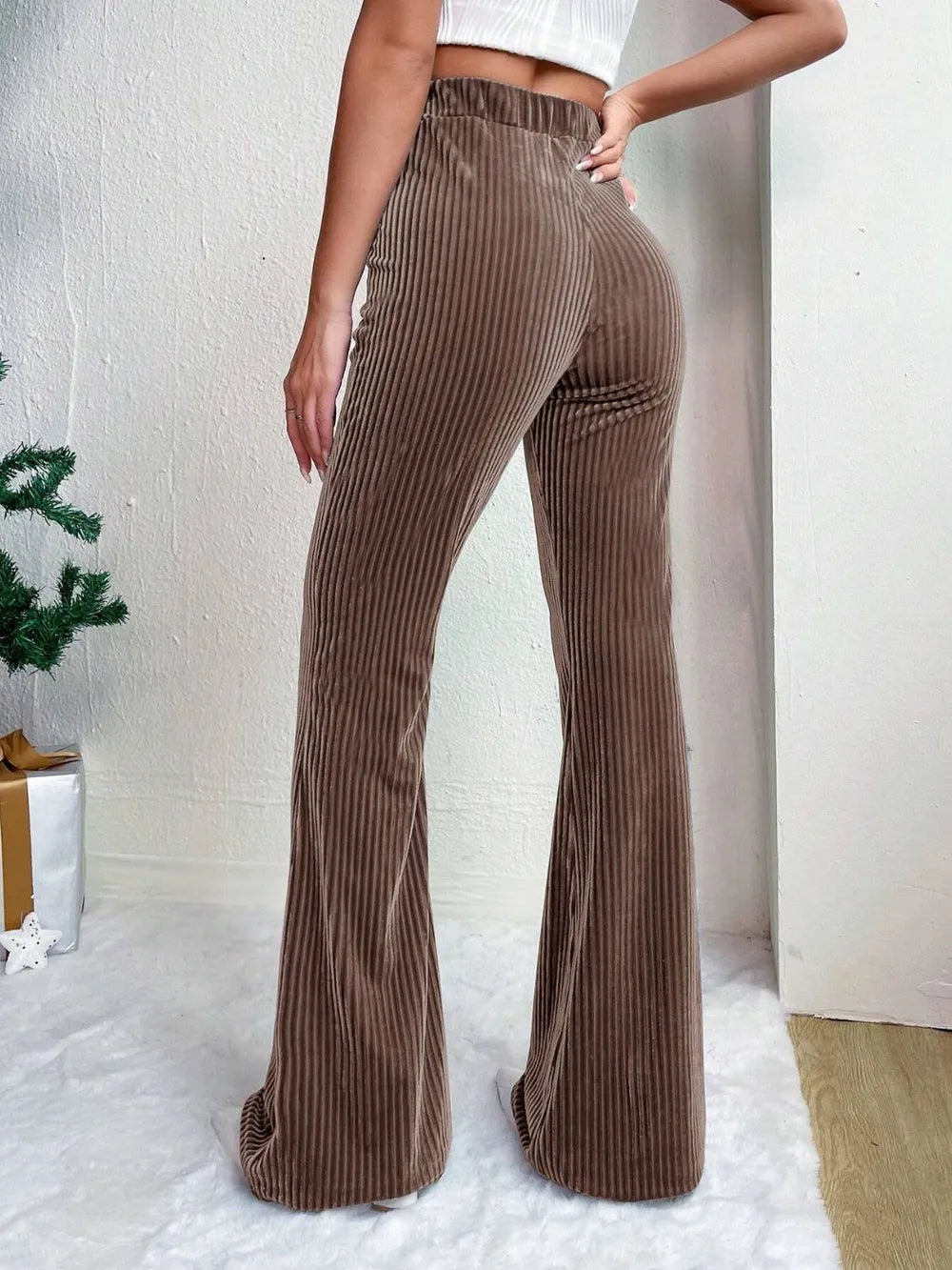 High Waist Flare Pants - Roe Creation
