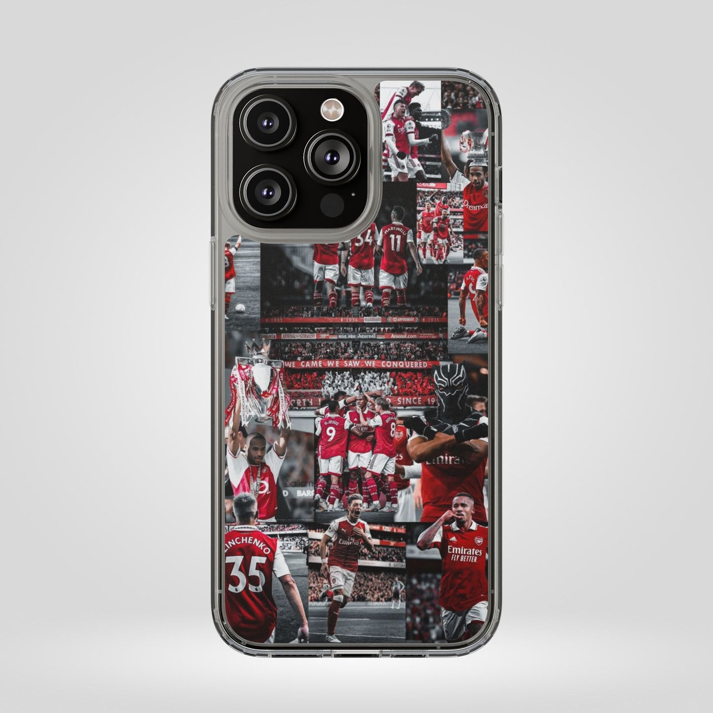 Arsenal Clear Phone Case - Stylish Fan Accessories for Game Day