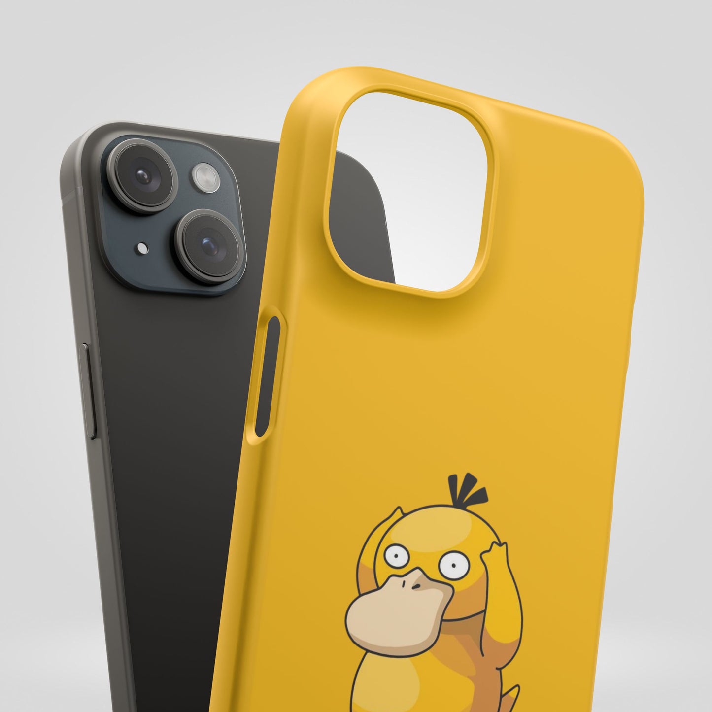 Psyduck Pokemon Snap Phone Cases, Yellow, Cartoon - iPhone, Samsung