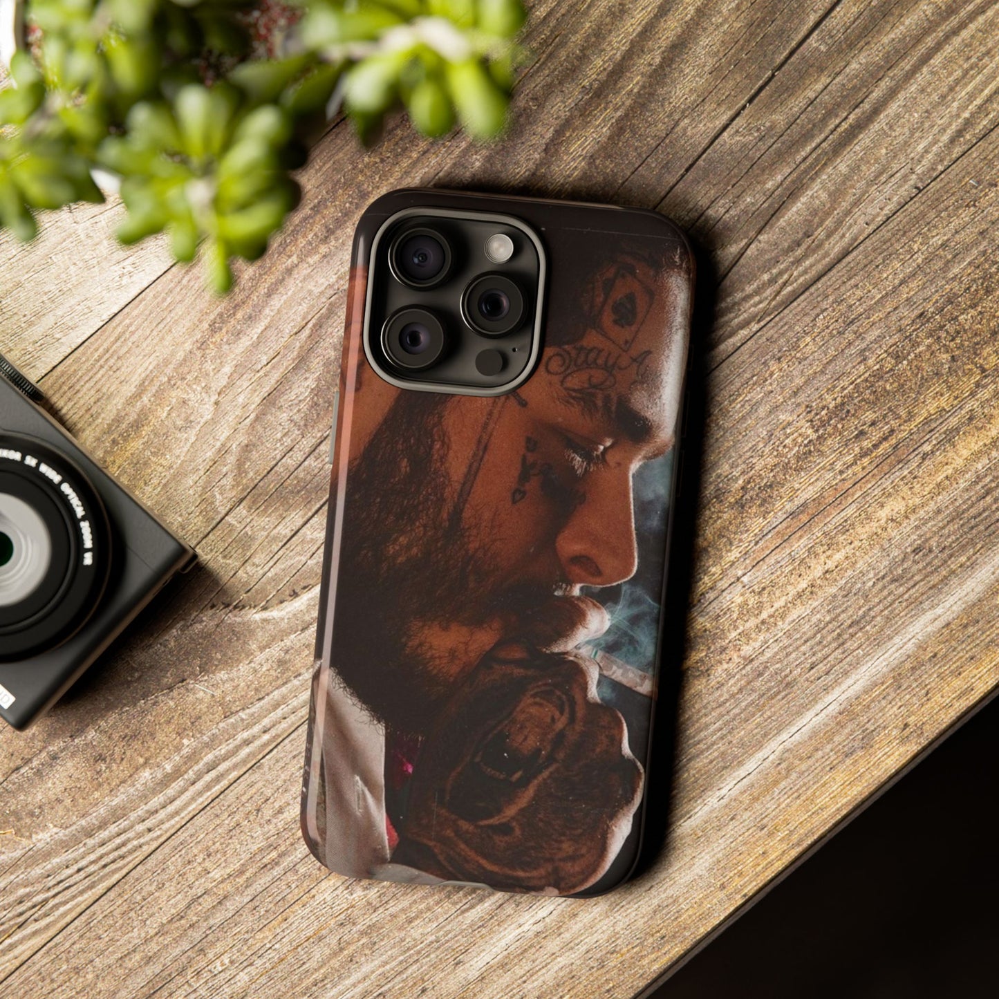 Post Malone Tough Cases for Fans - Artistic Phone Case with Smoky Vibe