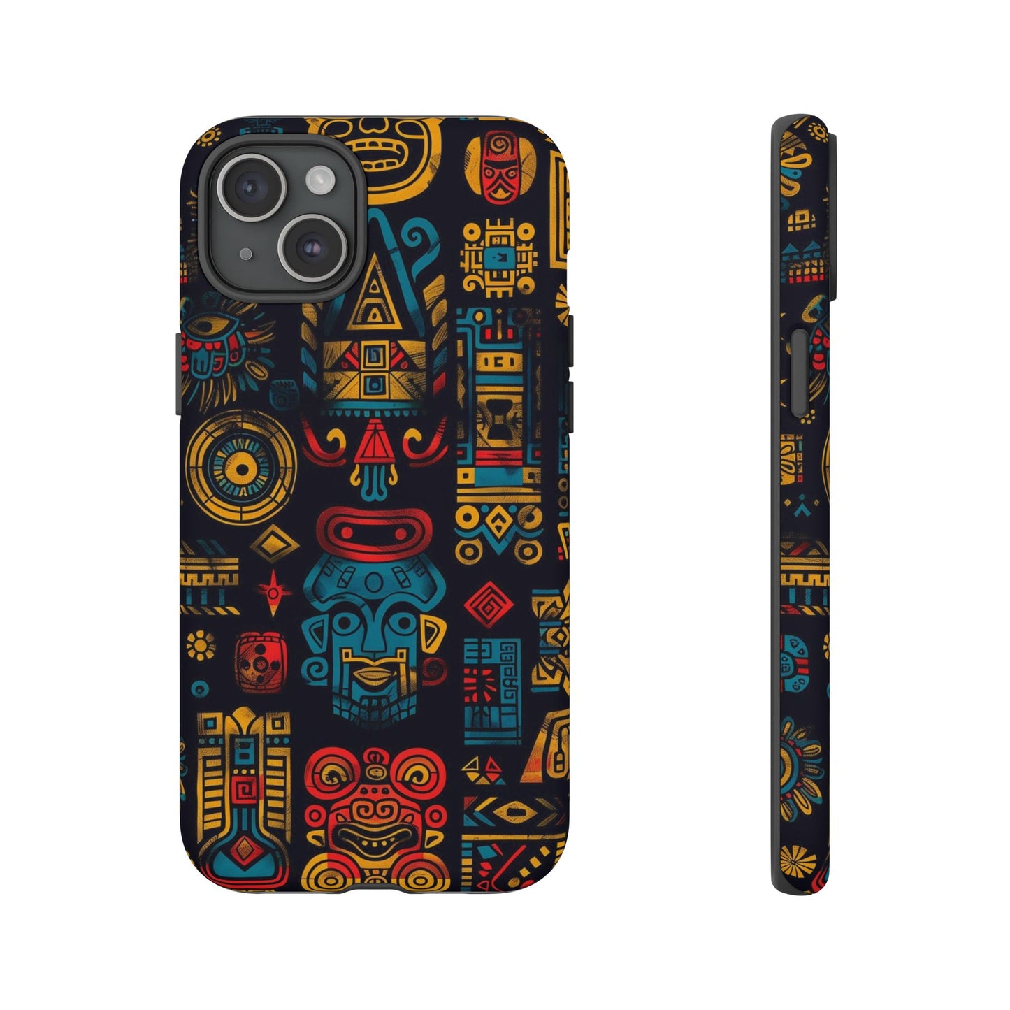 Vibrant Aztec iPhone Case - Tough Cases for Unique Style