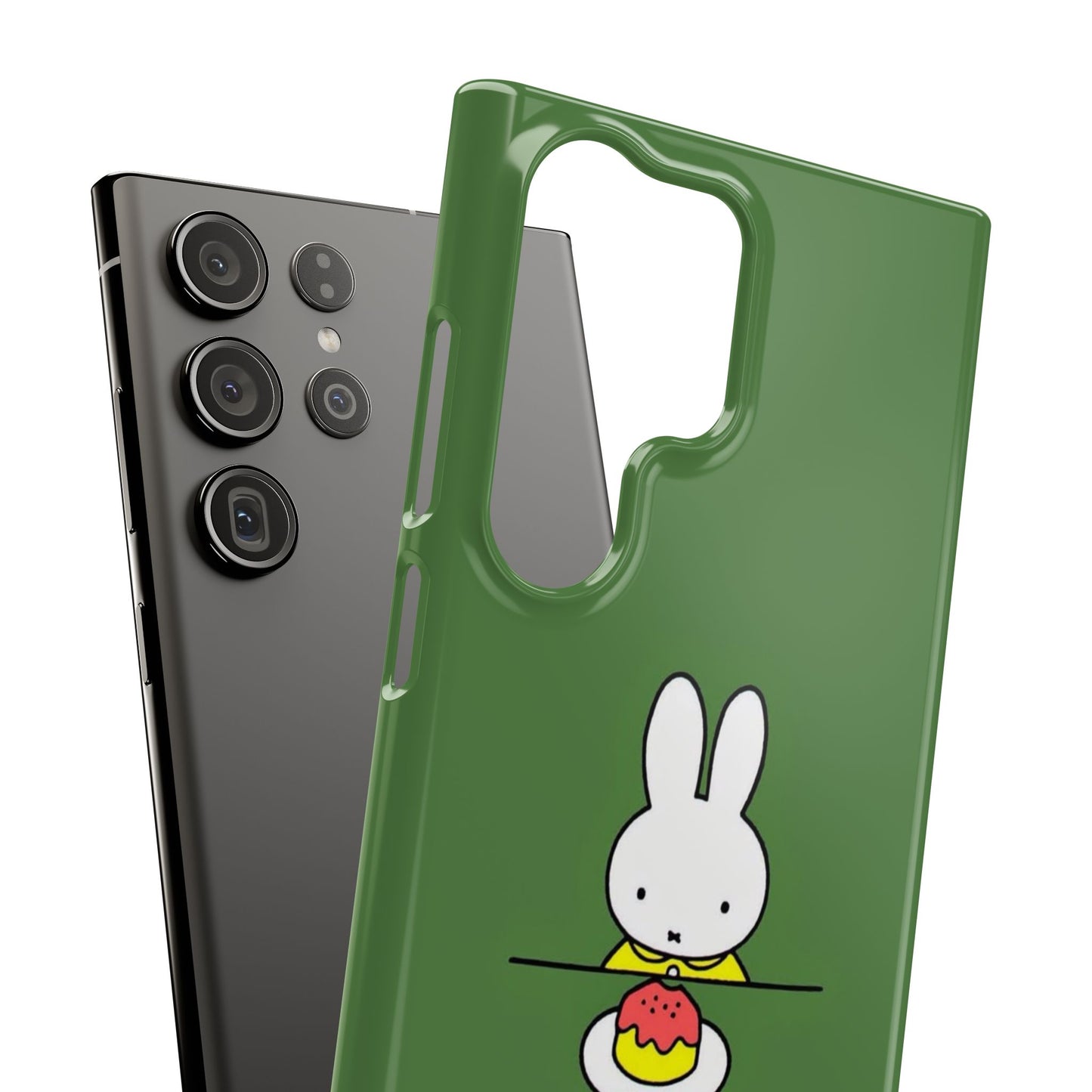 Miffy Phone Case, Snap Case, Green Miffy - iPhone, Samsung