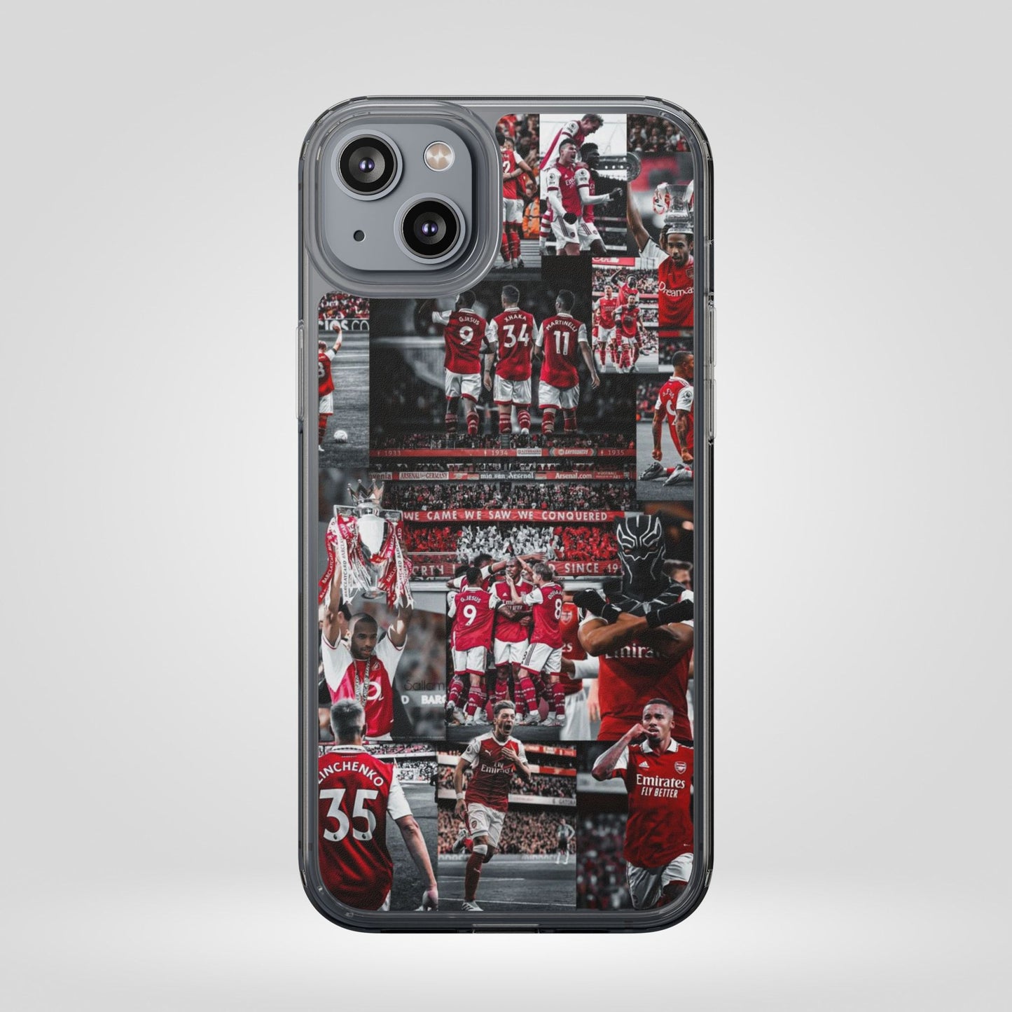 Arsenal Clear Phone Case - Stylish Fan Accessories for Game Day