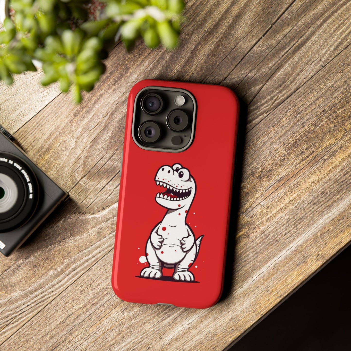 Funny Dinosaur Phone Case - Tough Cases for Kids & Dino Lovers