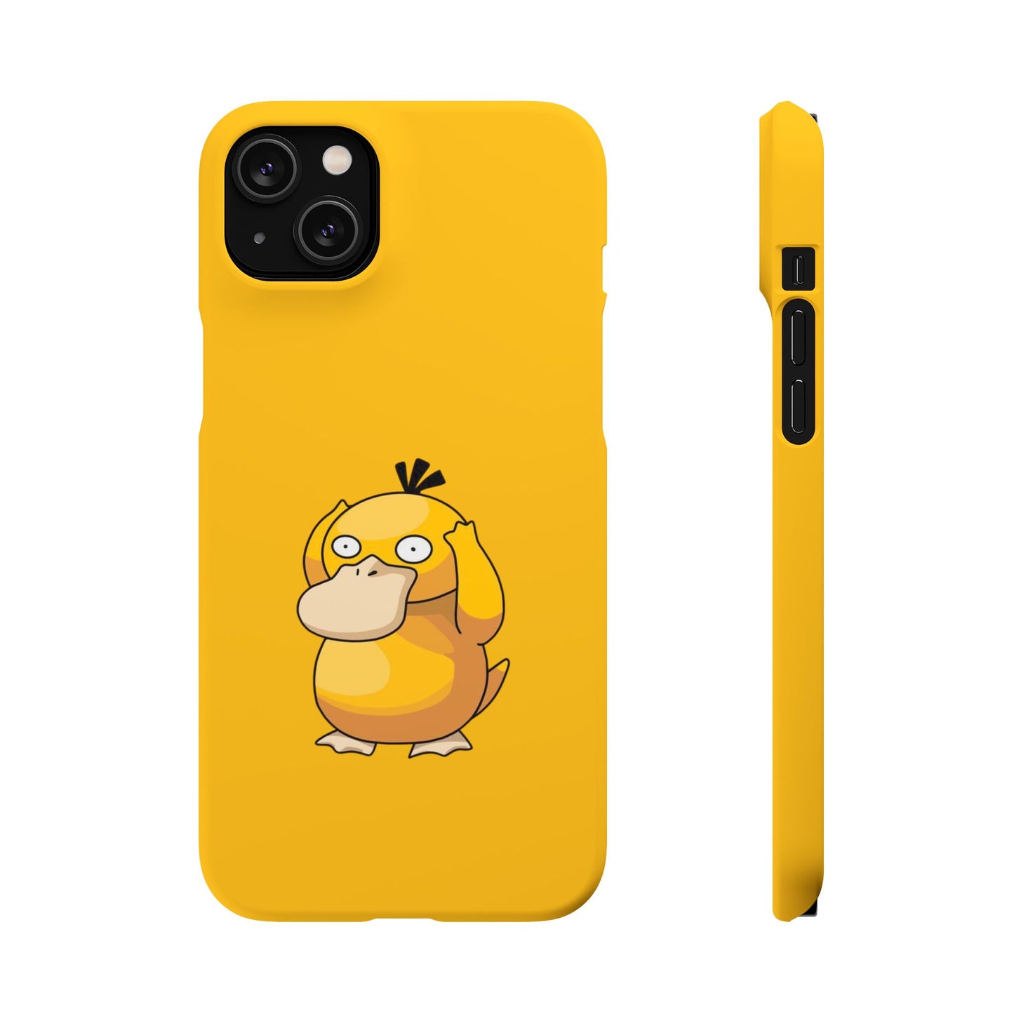 Psyduck Pokemon Snap Phone Cases, Yellow, Cartoon - iPhone, Samsung