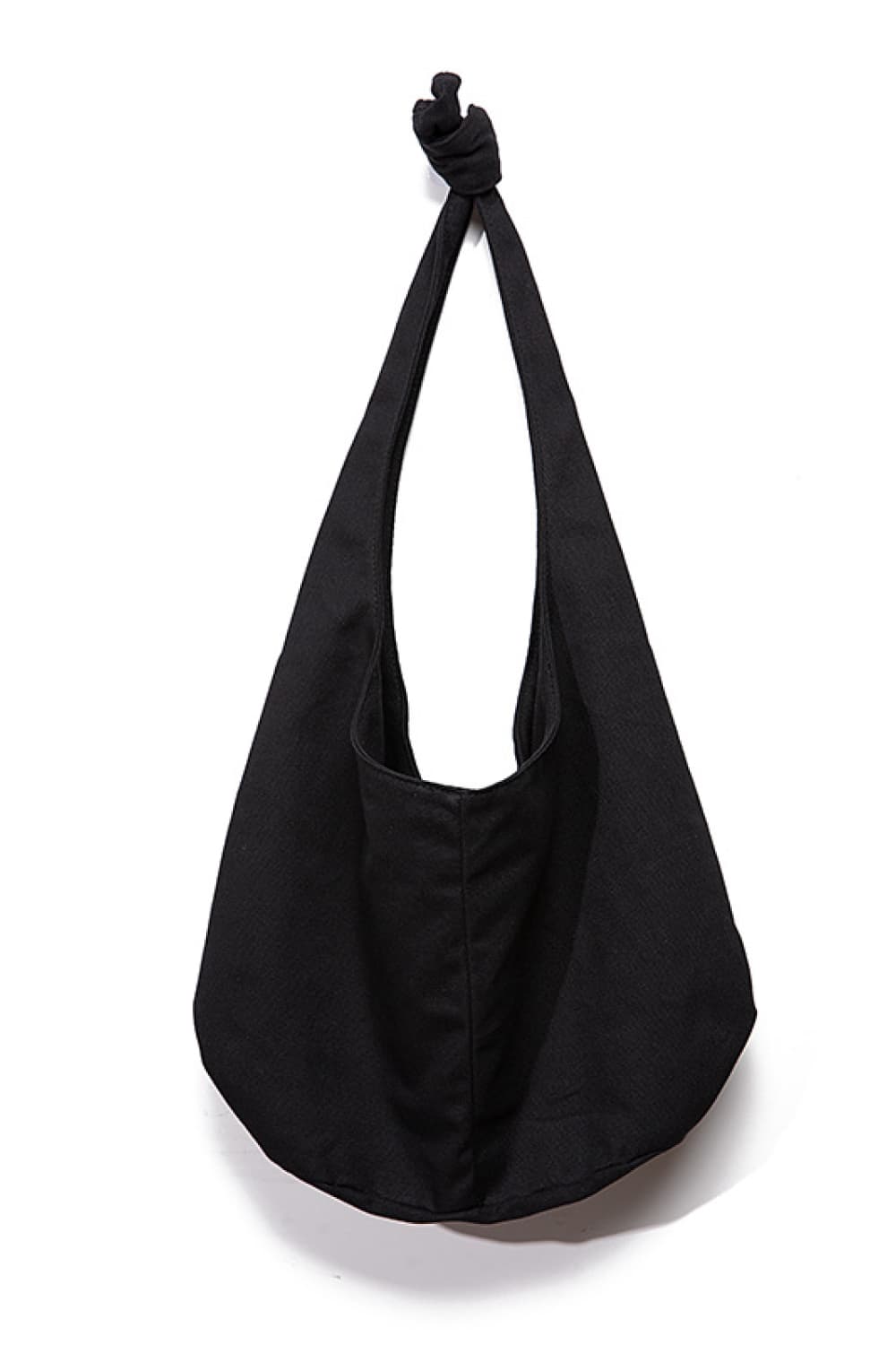Large Canvas Crossbody Bag with Ethnic Pattern - Roe Creation