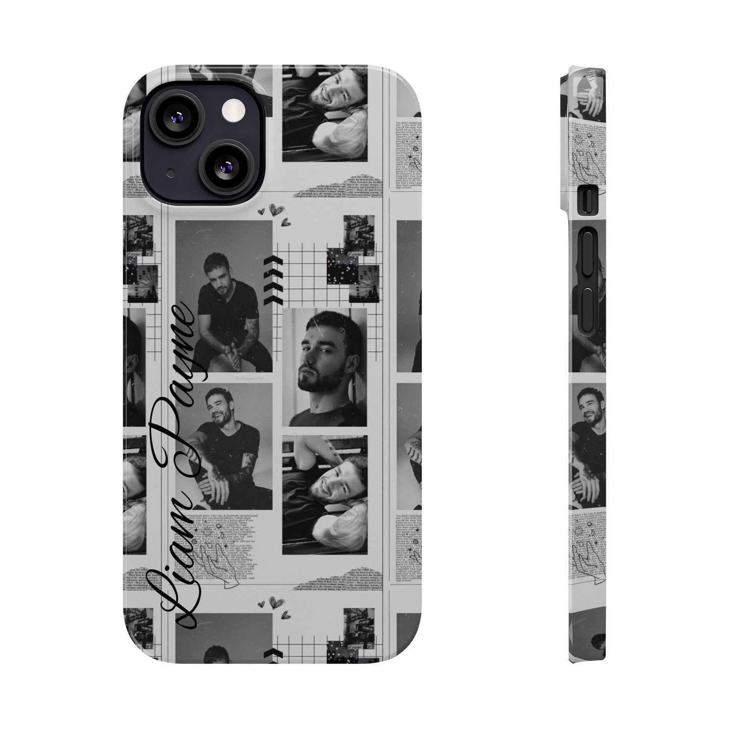 Liam Payne Slim Phone Case - Personalised Collage Design