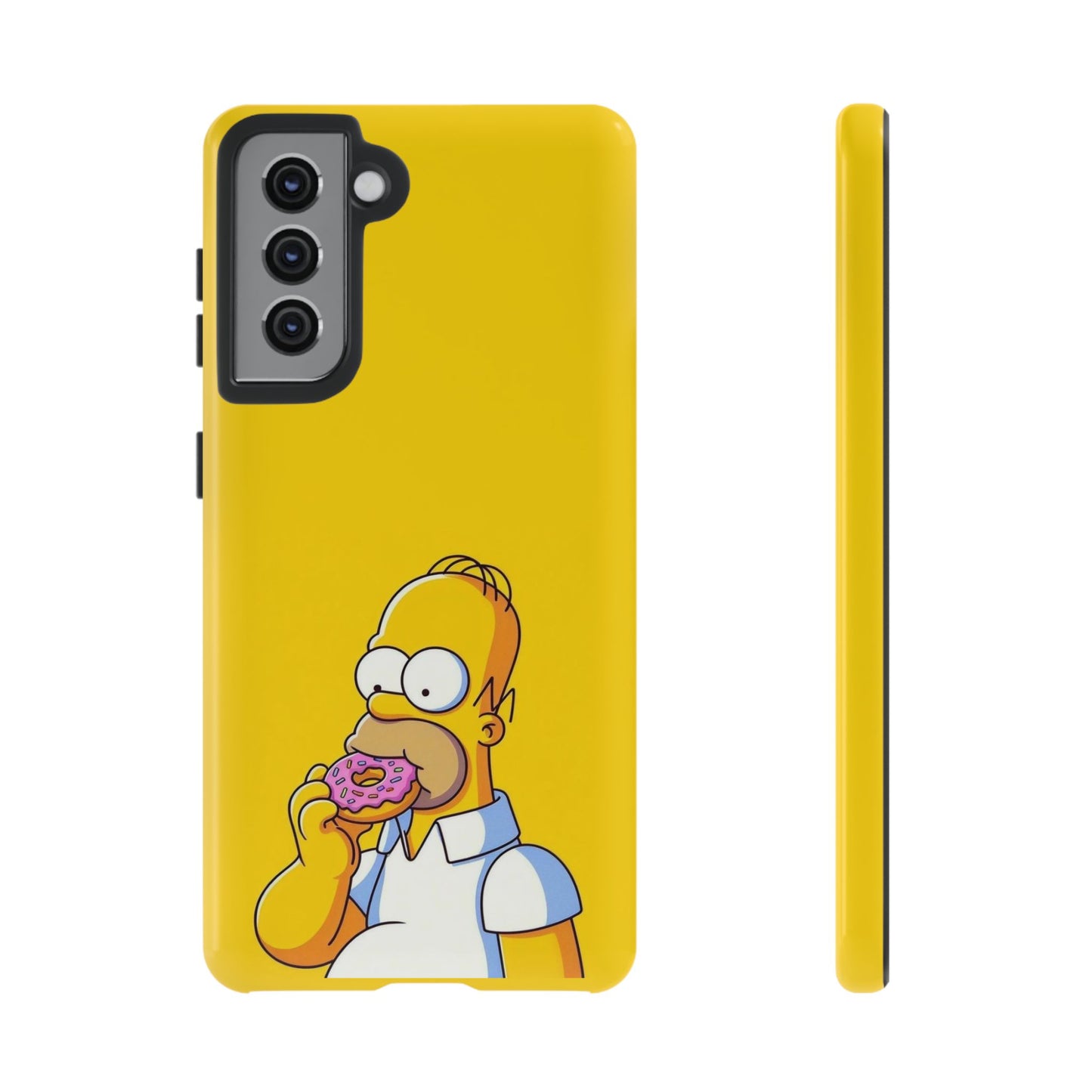 Homer Simpson Phone Case - iPhone, Samsung, Unique Protection for Fans, Cartoon Phone Cover, Gift for Simpsons Lovers, Durable Tough Case