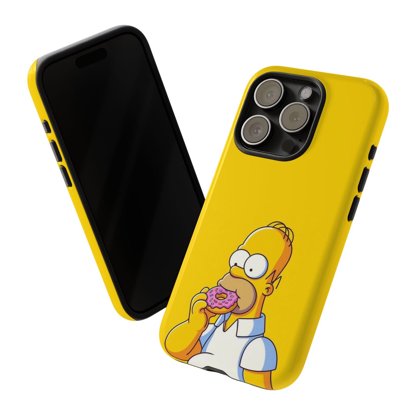 Homer Simpson Phone Case - iPhone, Samsung, Unique Protection for Fans, Cartoon Phone Cover, Gift for Simpsons Lovers, Durable Tough Case