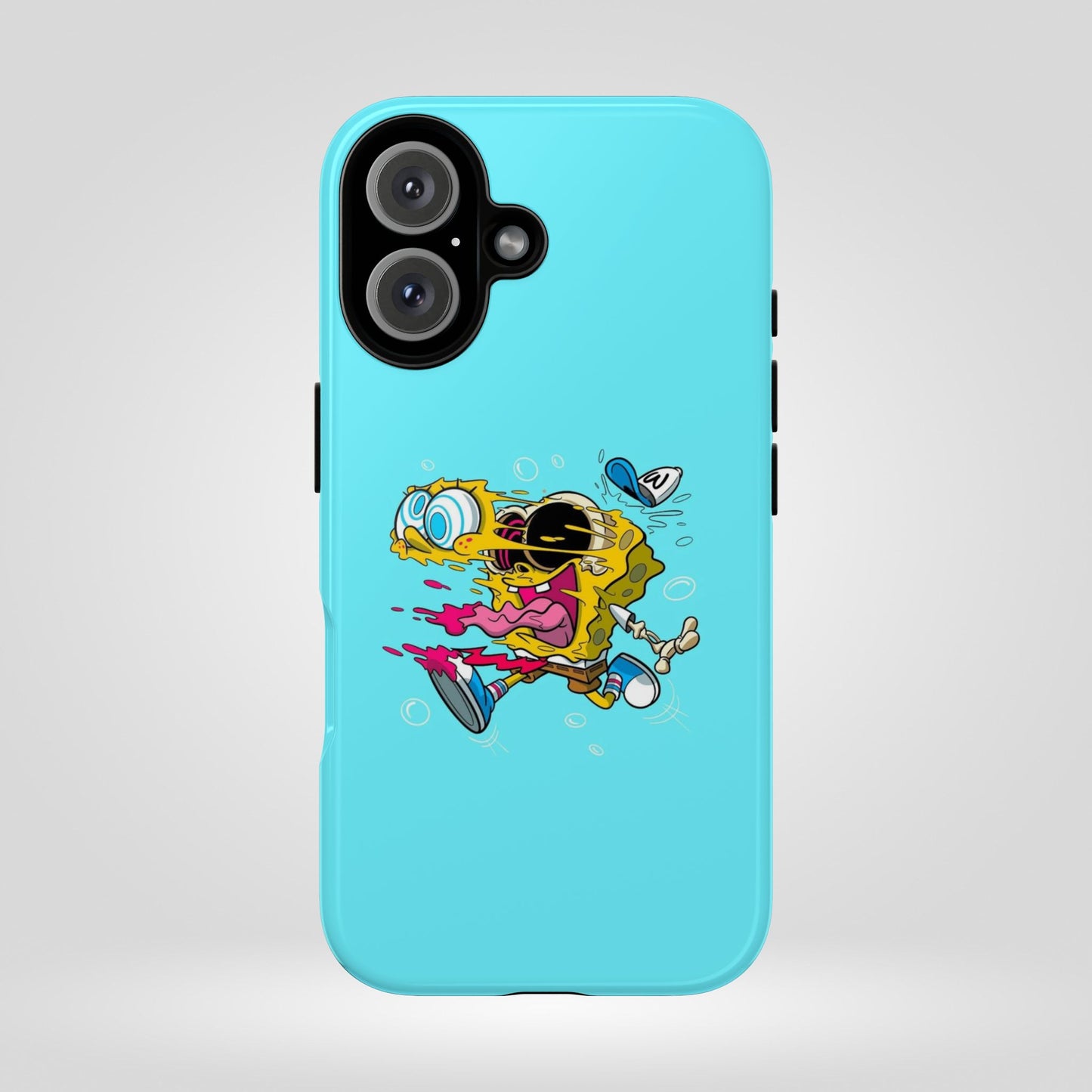Funny SpongeBob Tough iPhone Case – Cartoon Vibes for Kids & Adults