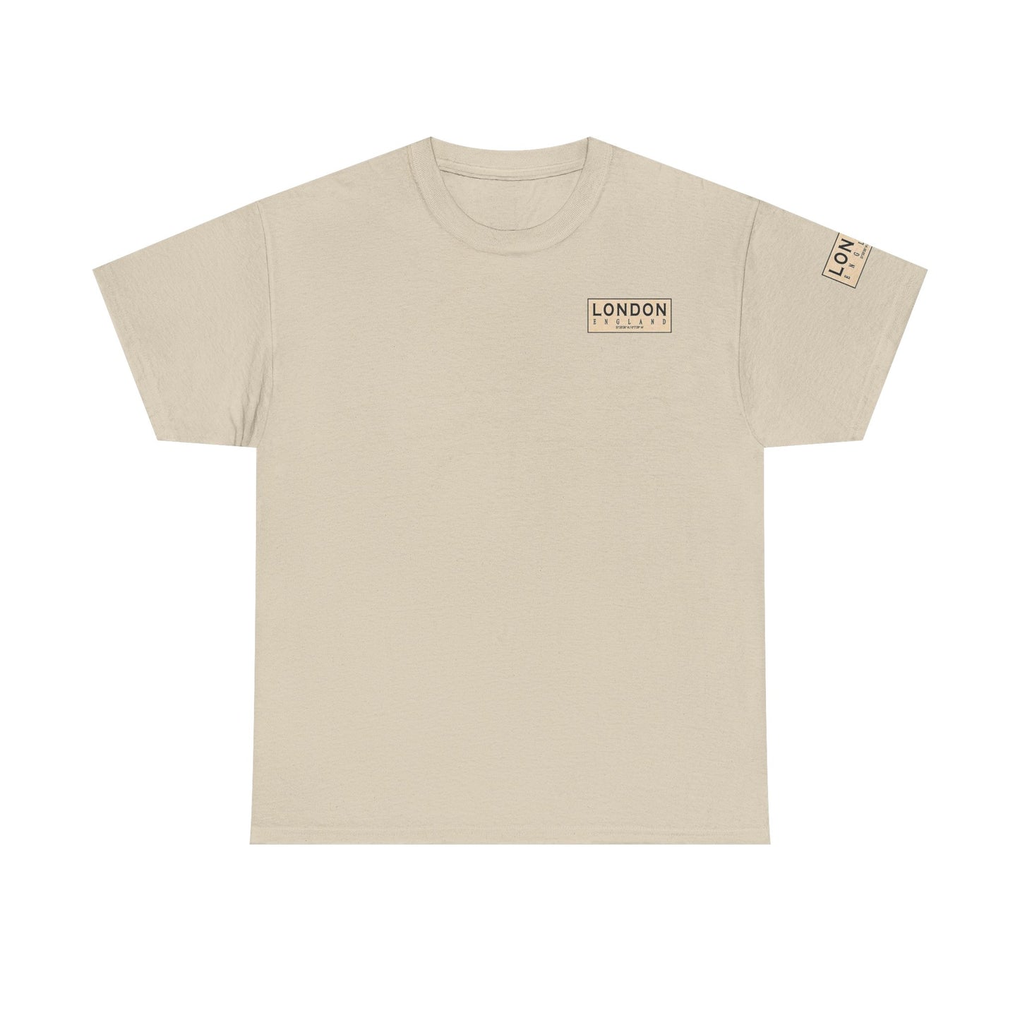 London Map Unisex Heavy Cotton Tee - Casual City Style - Roe Creation