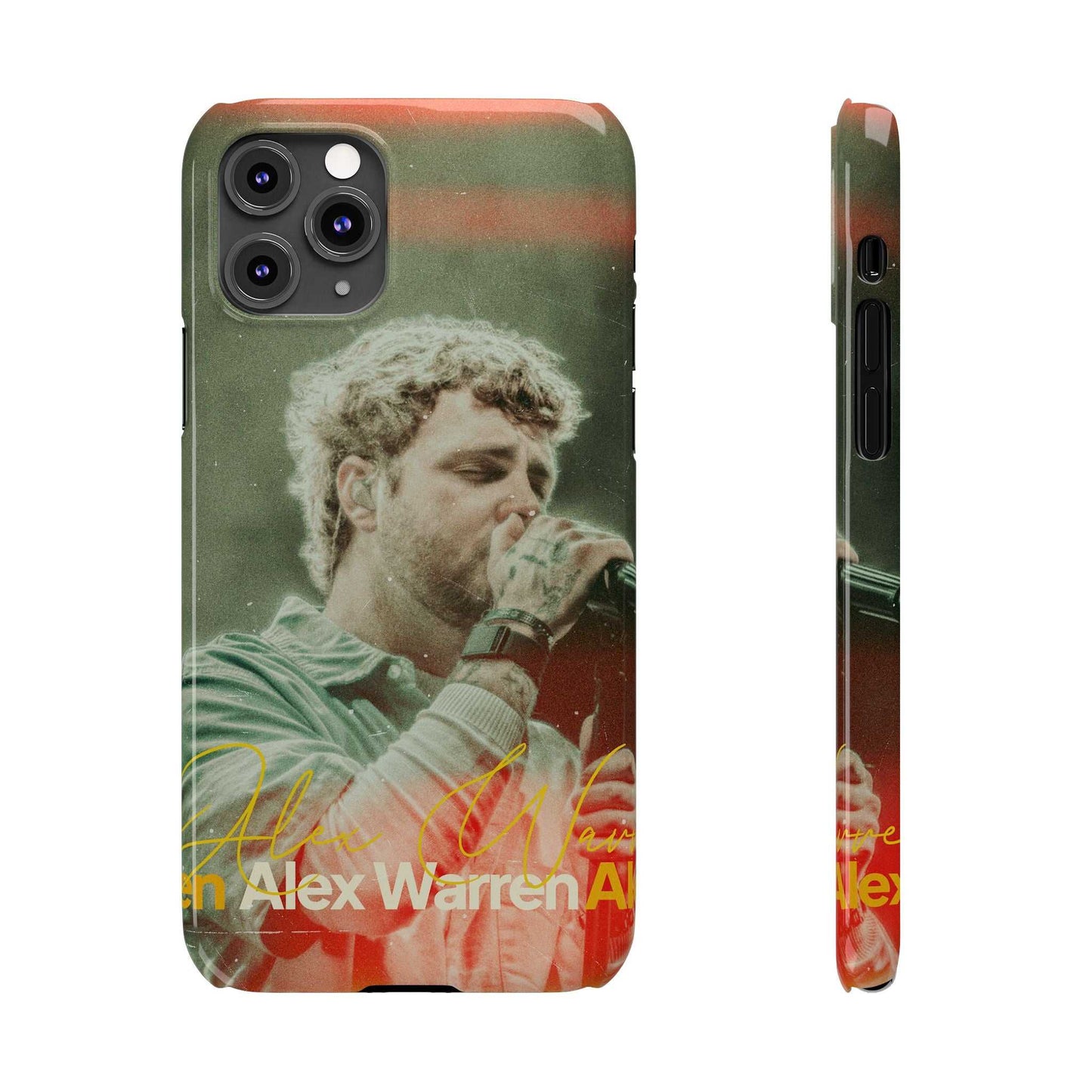 Alex Warren Slim Phone Cases for Lovers, Unique Smartphone Covers, Perfect for Gifting, Concert Enthusiasts.