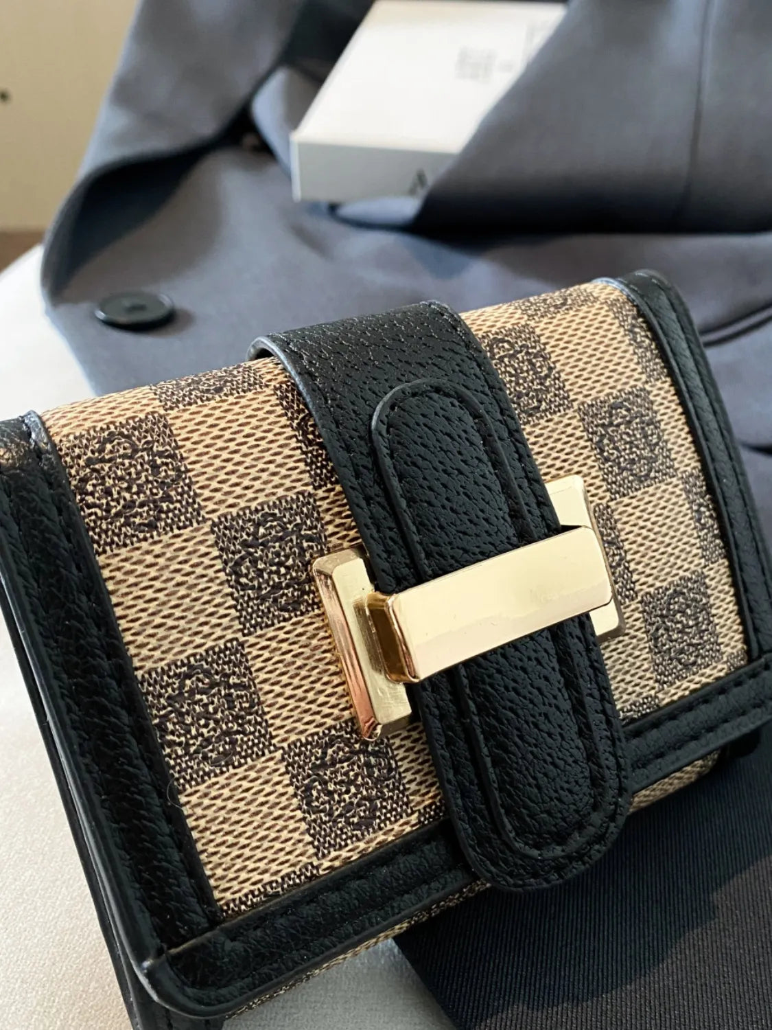 Printed PU Leather Wallet - Roe Creation
