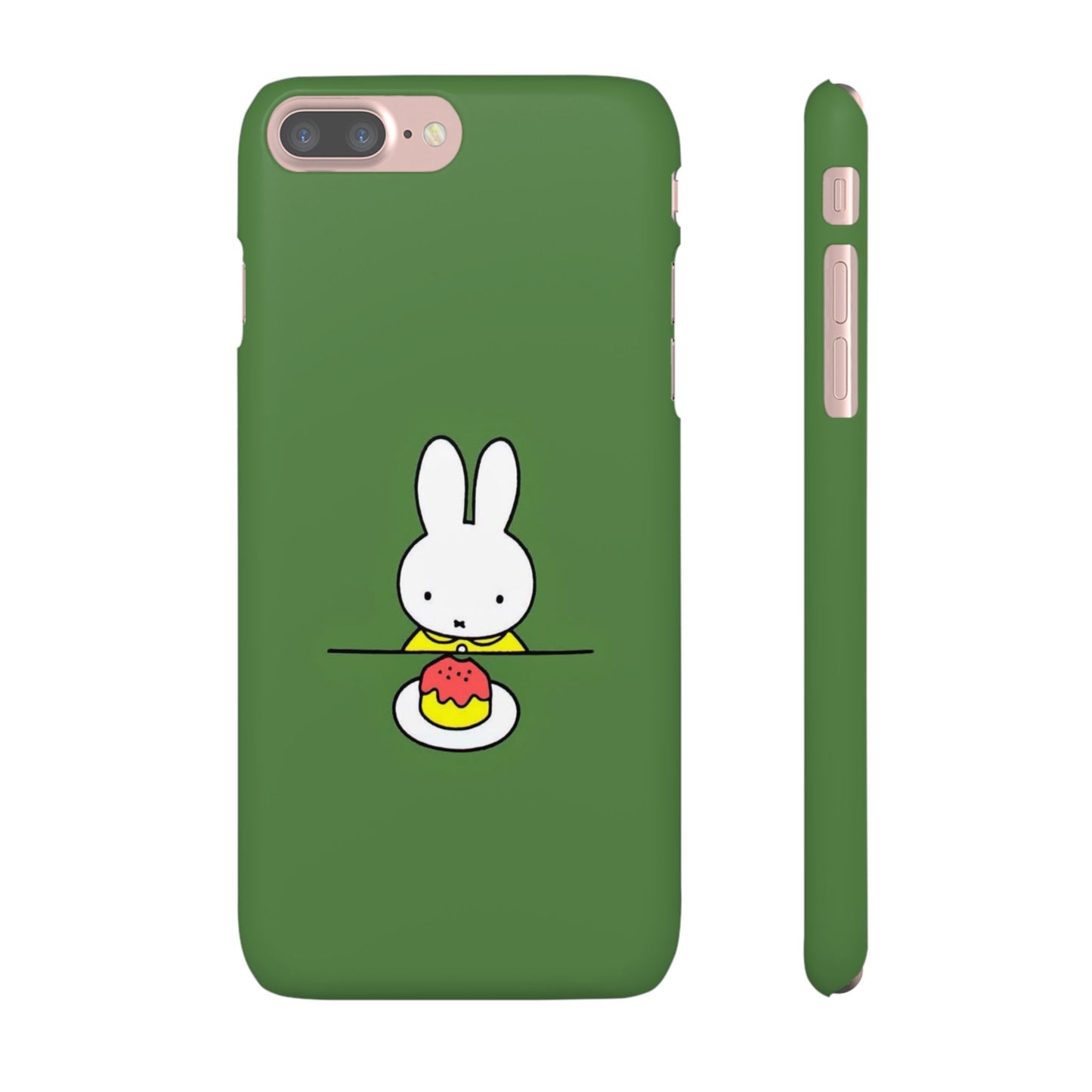 Miffy Phone Case, Snap Case, Green Miffy - iPhone, Samsung.