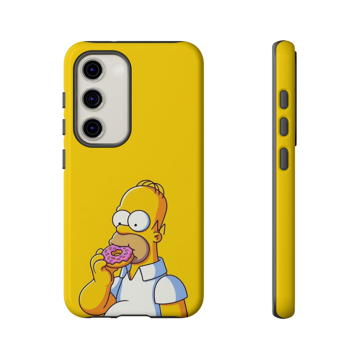Homer Simpson Phone Case - iPhone, Samsung, Unique Protection for Fans, Cartoon Phone Cover, Gift for Simpsons Lovers, Durable Tough Case