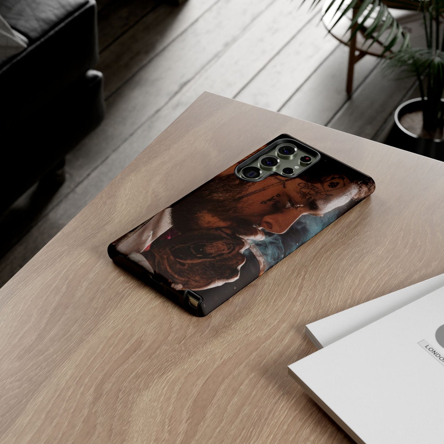 Post Malone Tough Cases for Fans - Artistic Phone Case with Smoky Vibe