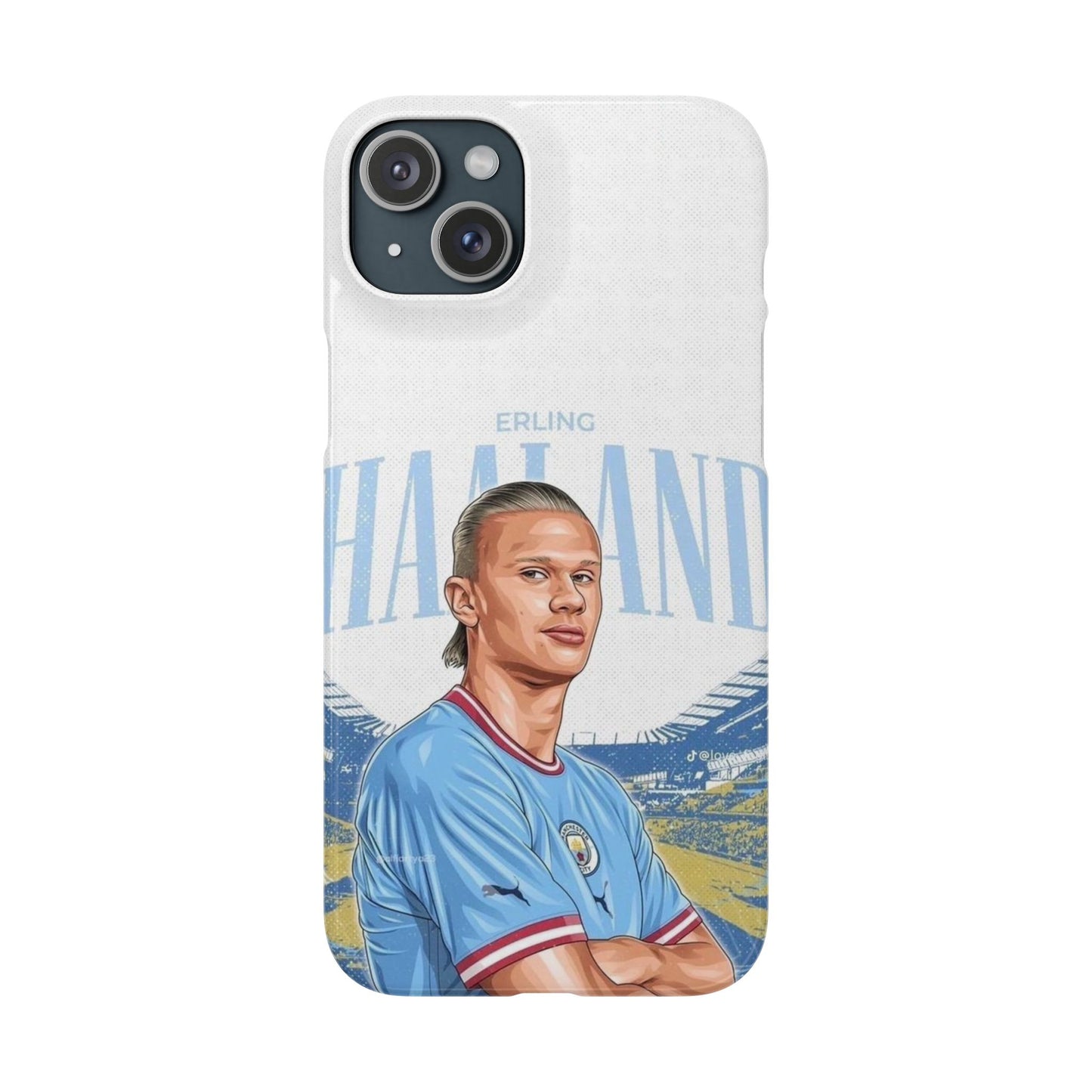 Erling Haaland Snap Case | Personalized Phone Case for Manchester City Fans