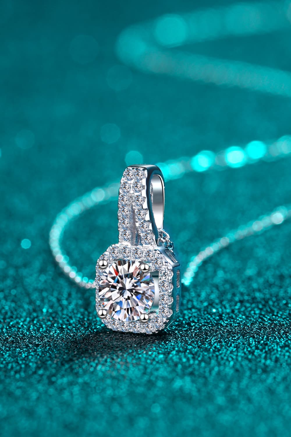 Moissanite 925 Sterling Silver Necklace - Roe Creation