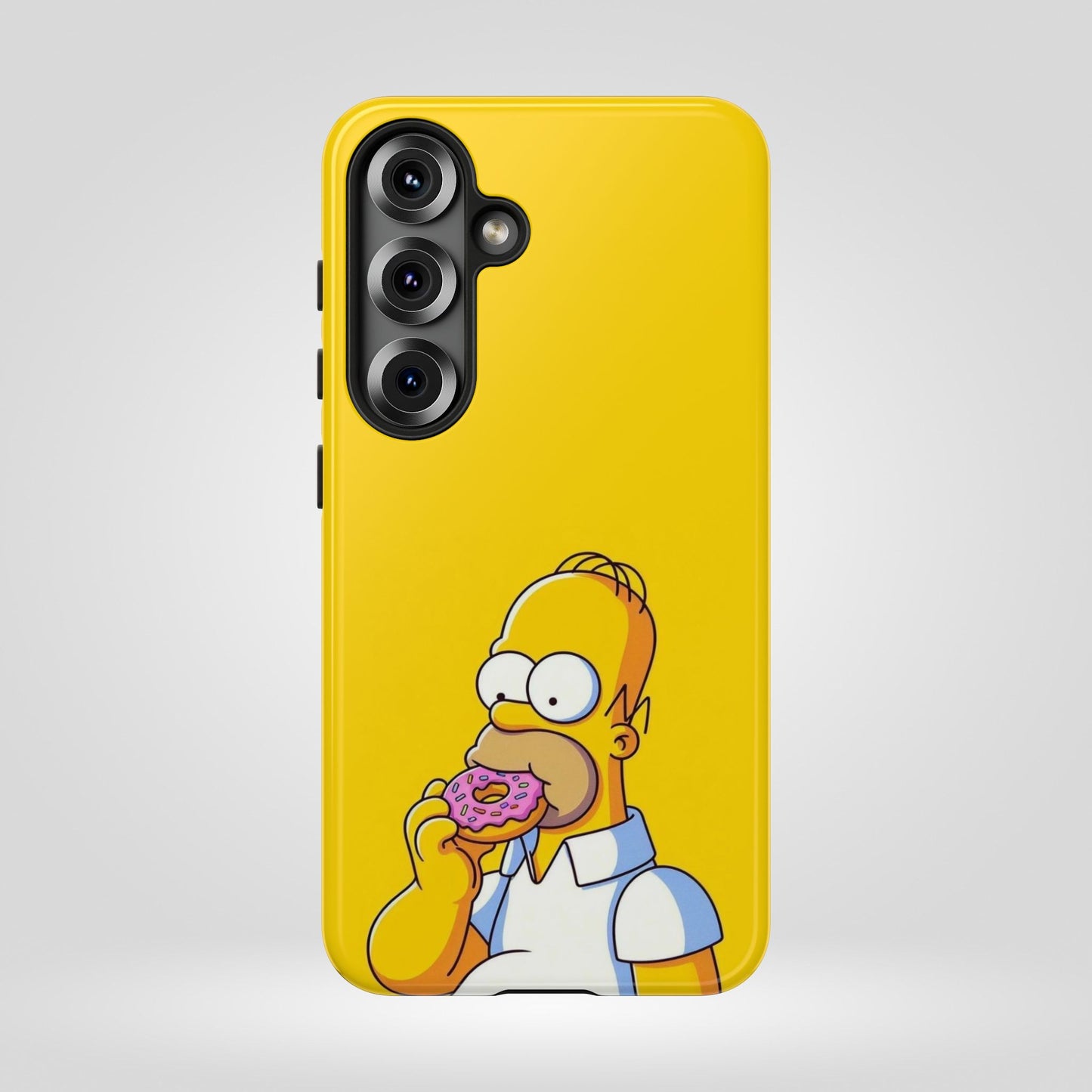 Homer Simpson Phone Case - iPhone, Samsung, Unique Protection for Fans, Cartoon Phone Cover, Gift for Simpsons Lovers, Durable Tough Case